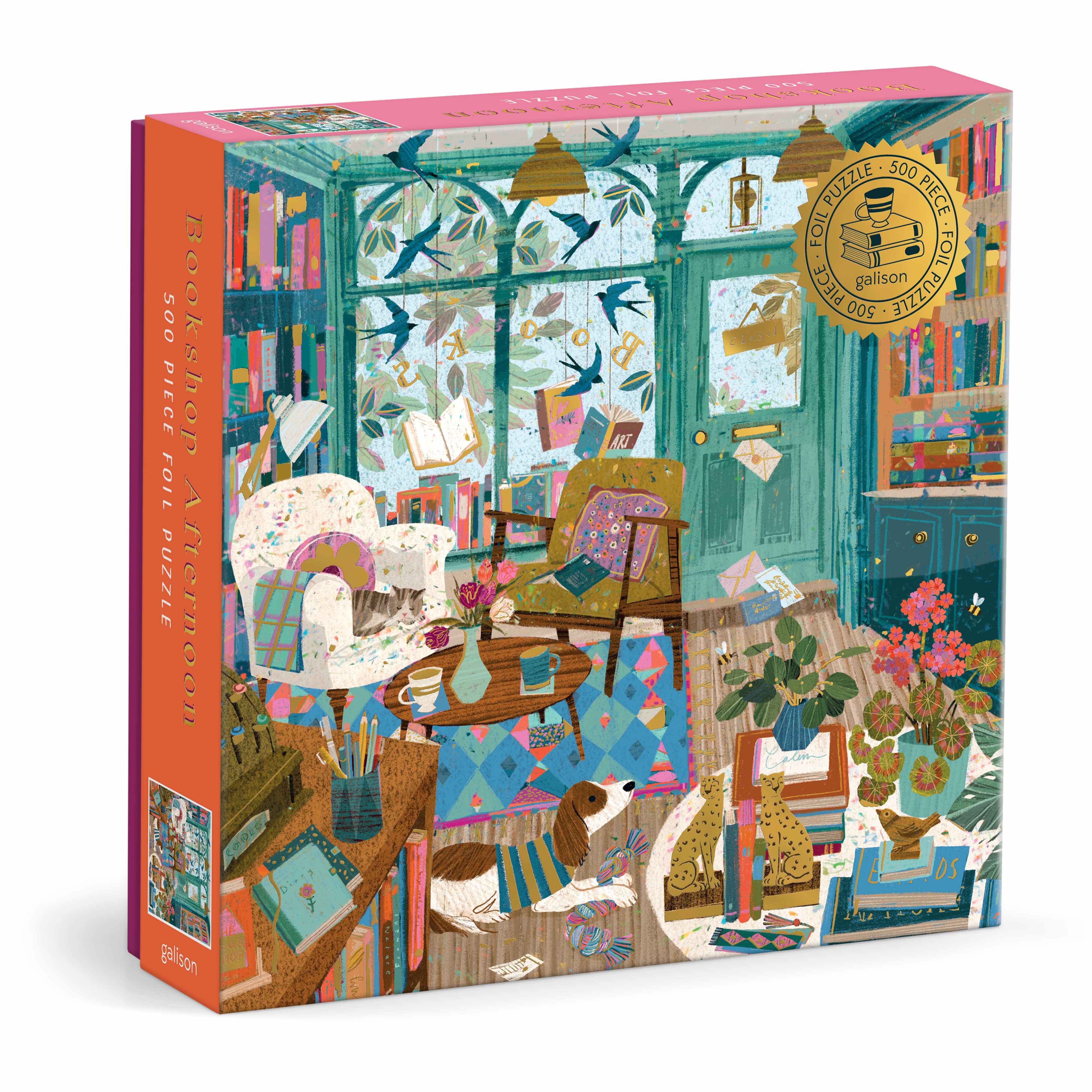 Bookshop Afternoon 500PC Foil Puzzle