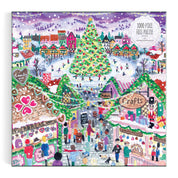 Michael Storrings Holiday Village Market 1000PC Foil Puzzle