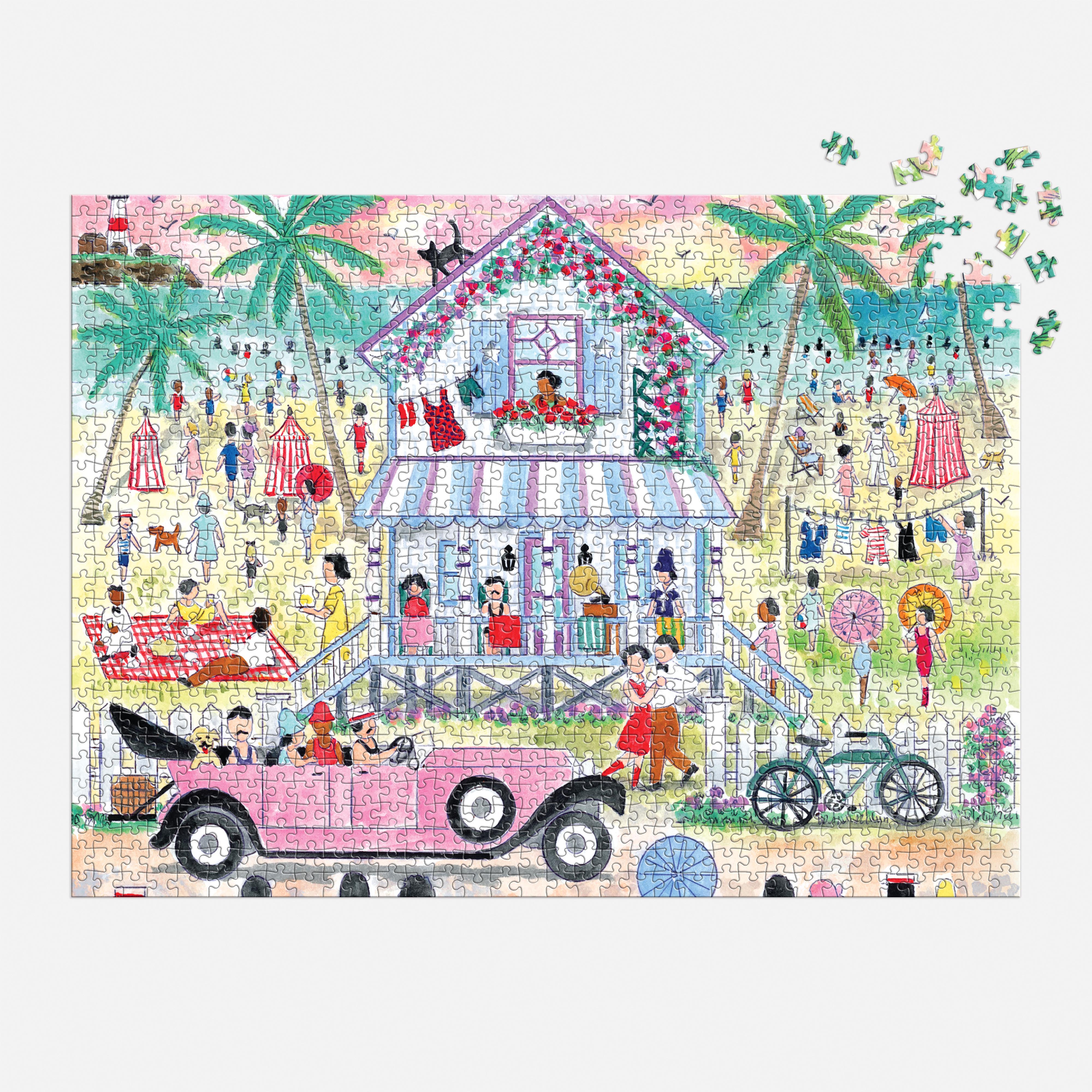 Michael Storrings Roaring 20s Beach House 1000PC Puzzle