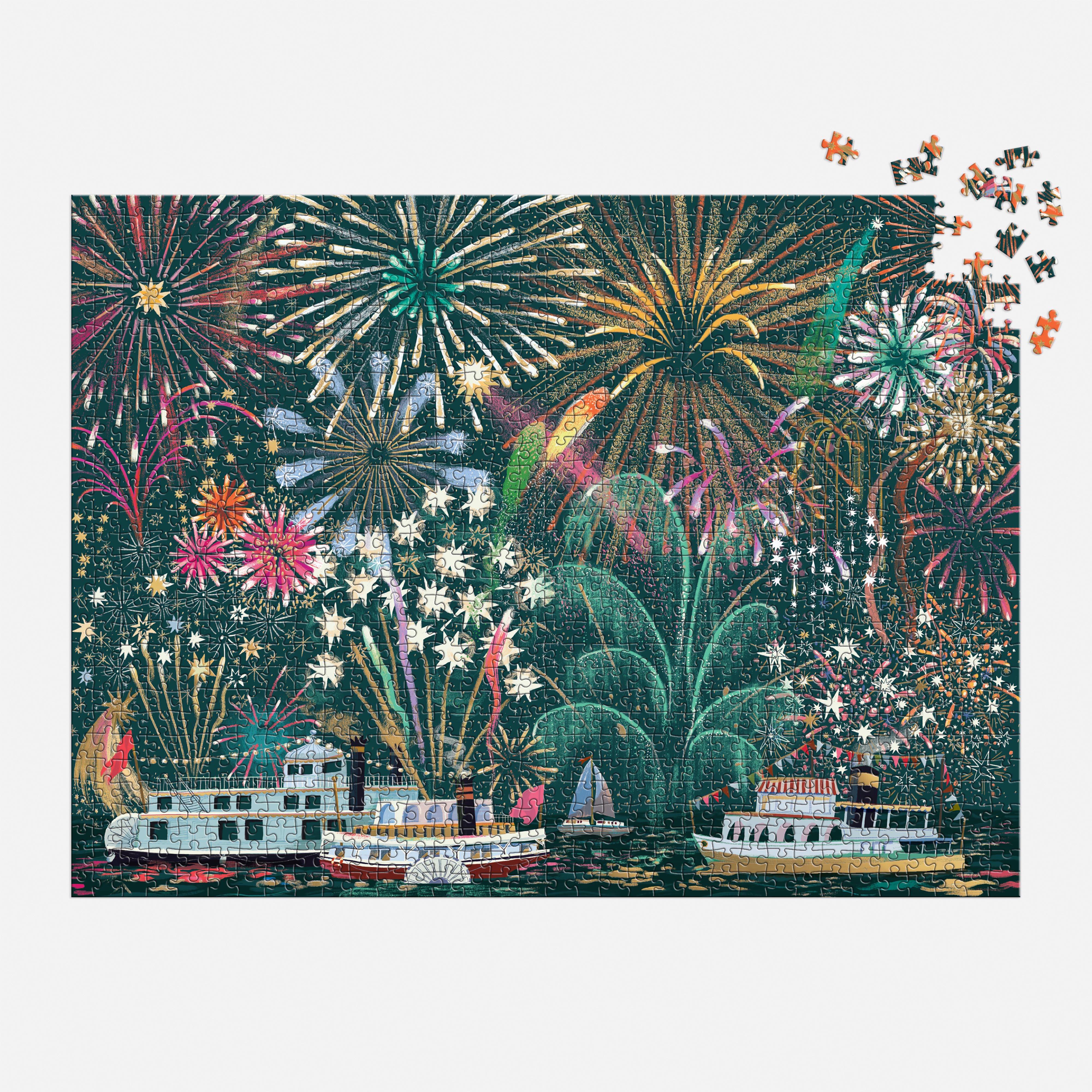 Fireworks Jubilee 1000PC Foil Puzzle