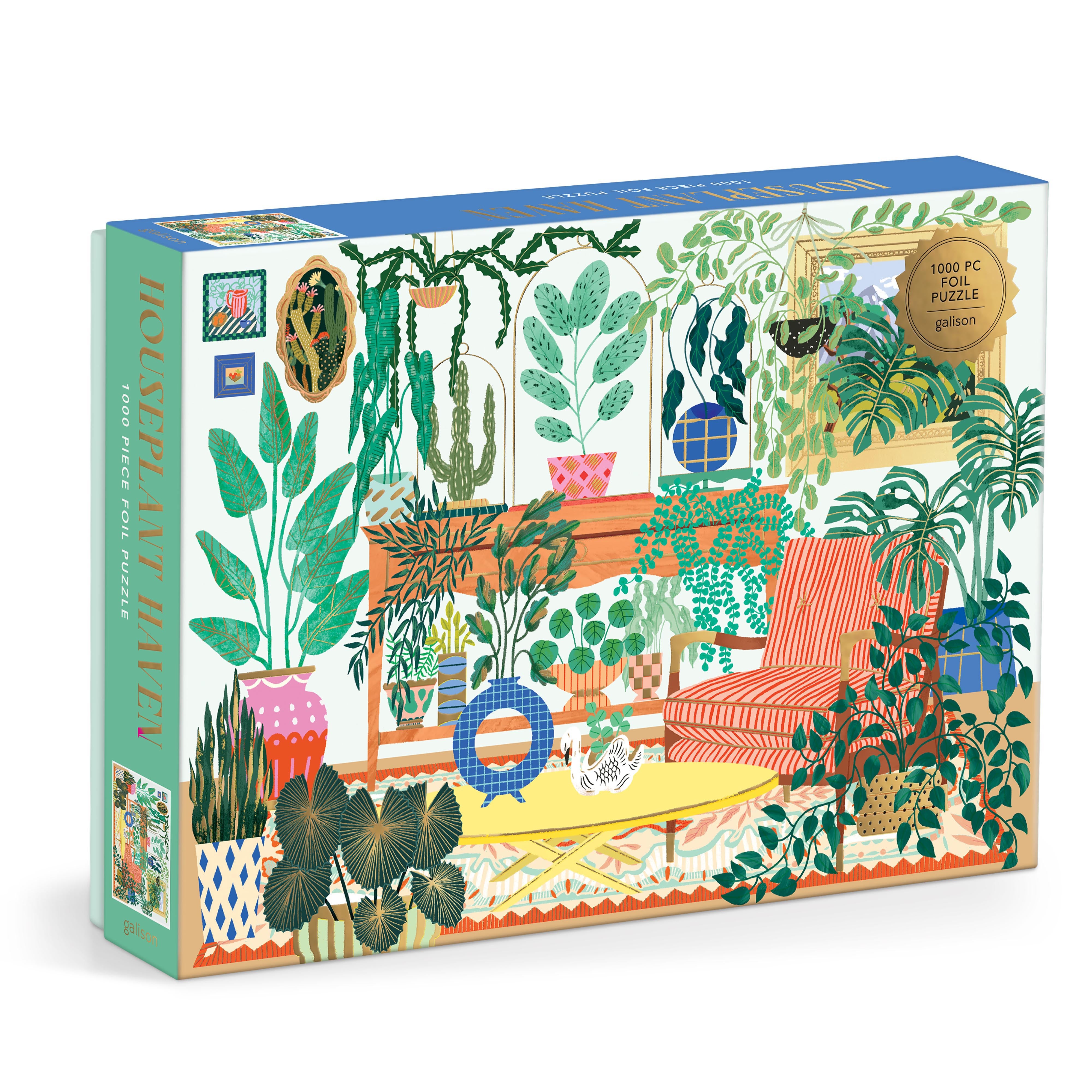 Houseplant Haven 1000PC Foil Puzzle