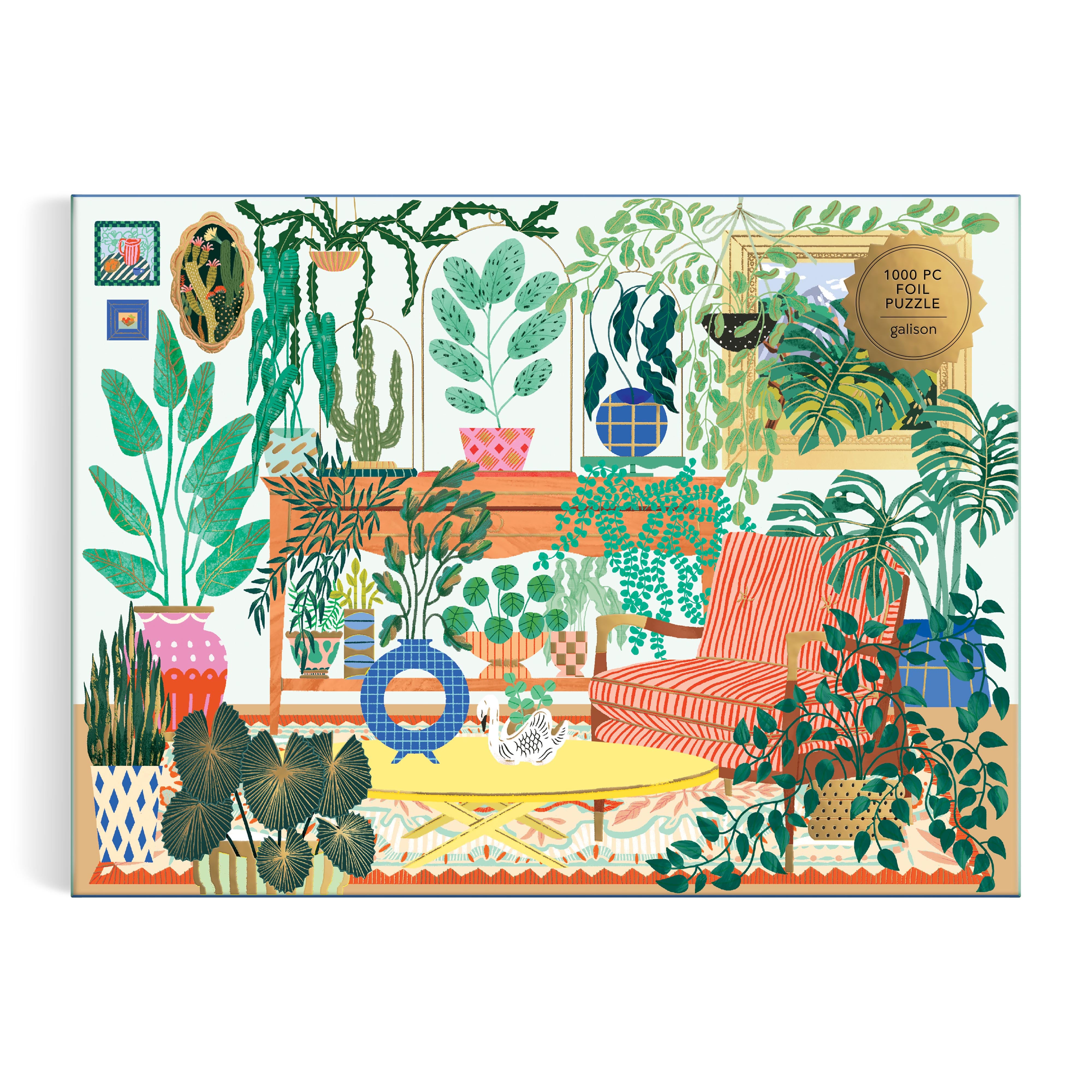 Houseplant Haven 1000PC Foil Puzzle