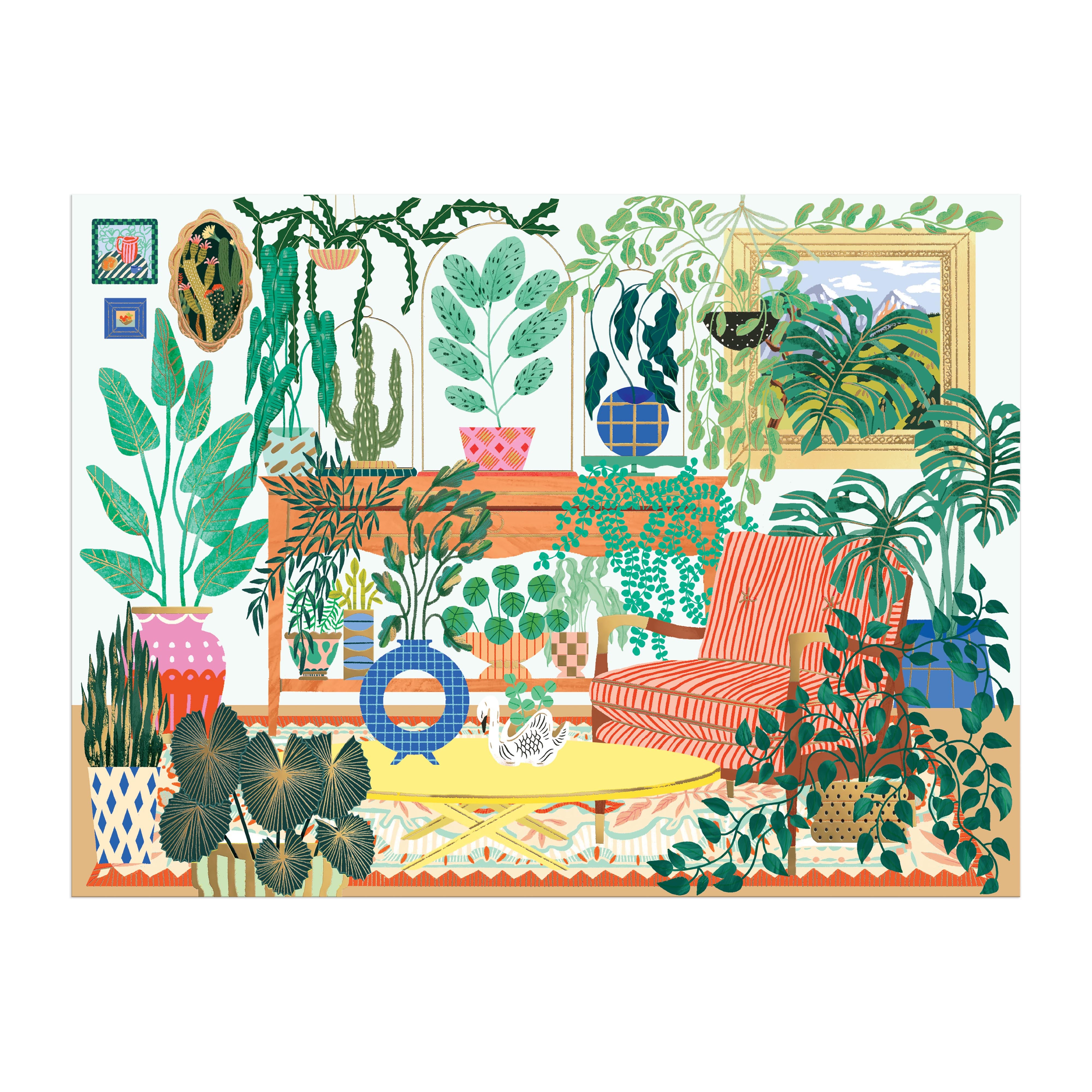 Houseplant Haven 1000PC Foil Puzzle
