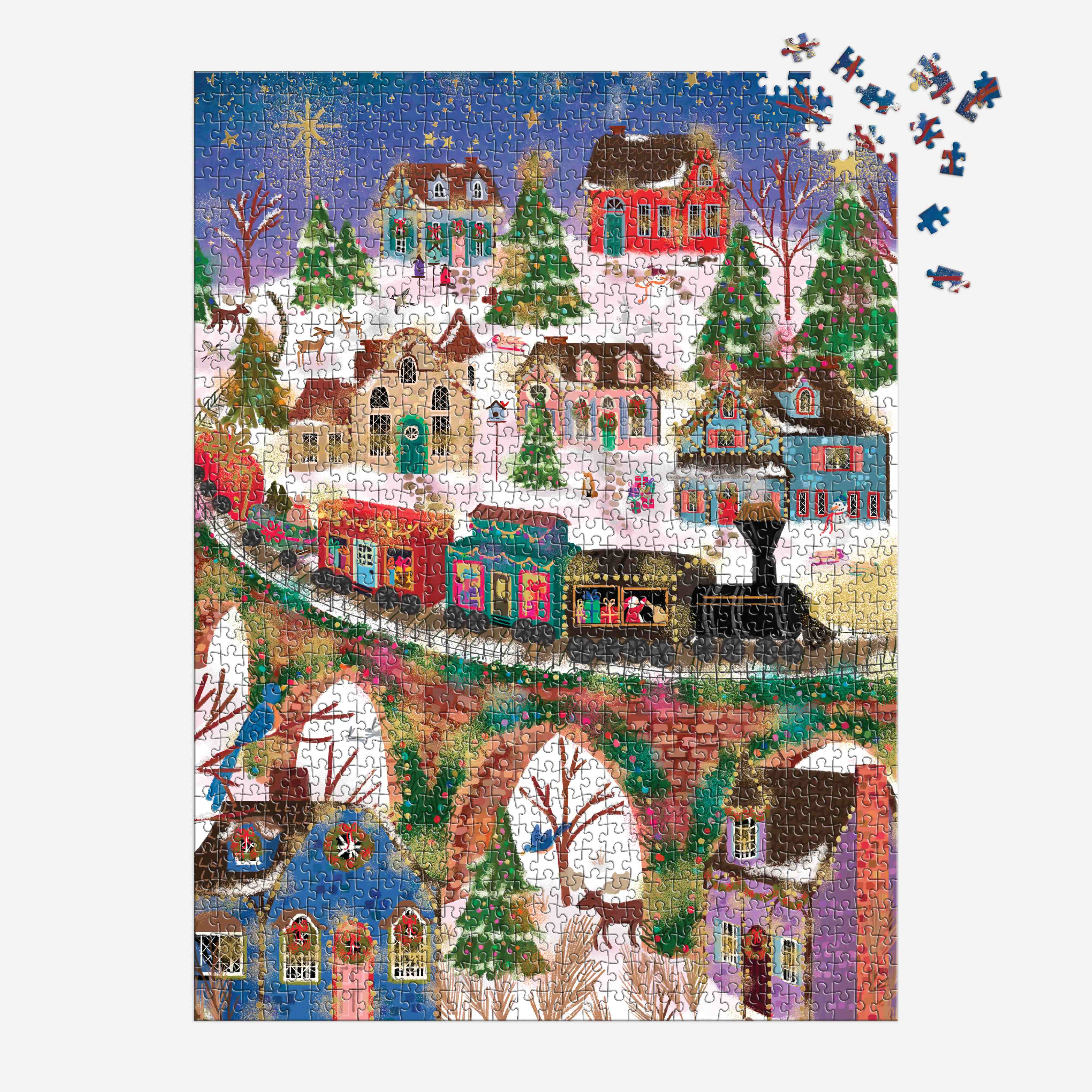 Joy Laforme Twinkletown Express 1000PC Foil Puzzle