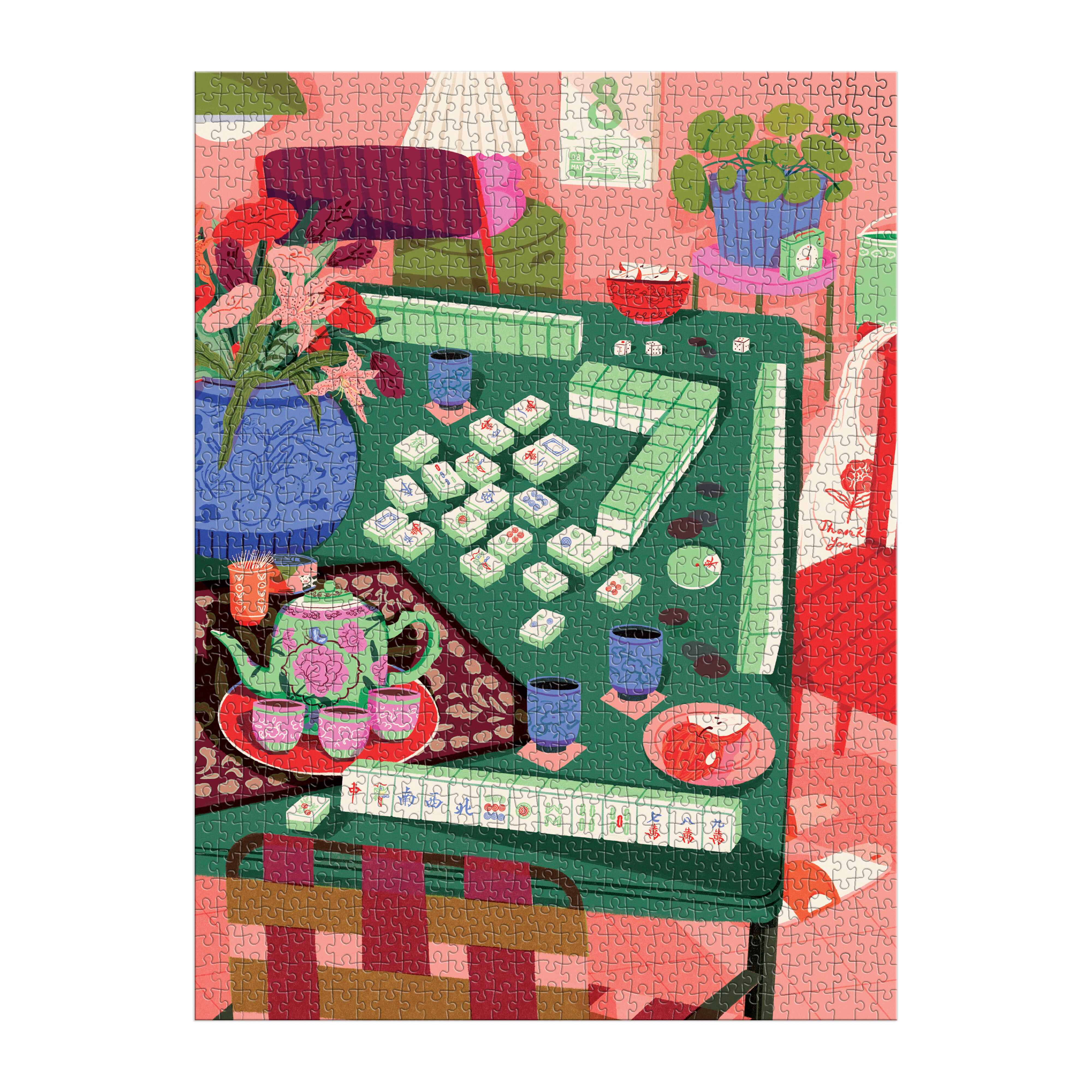 Mahjong Social 1000PC Puzzle