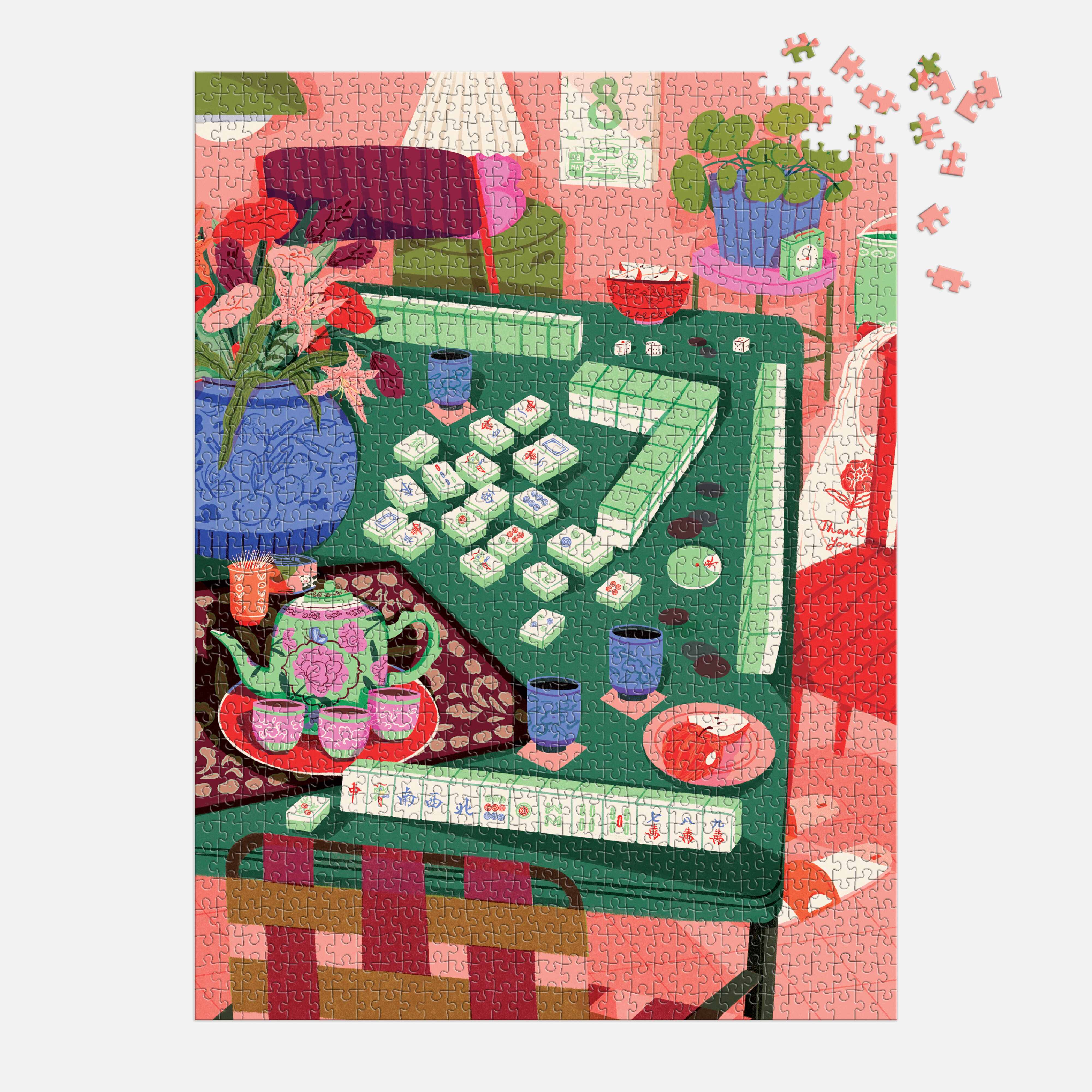 Mahjong Social 1000PC Puzzle