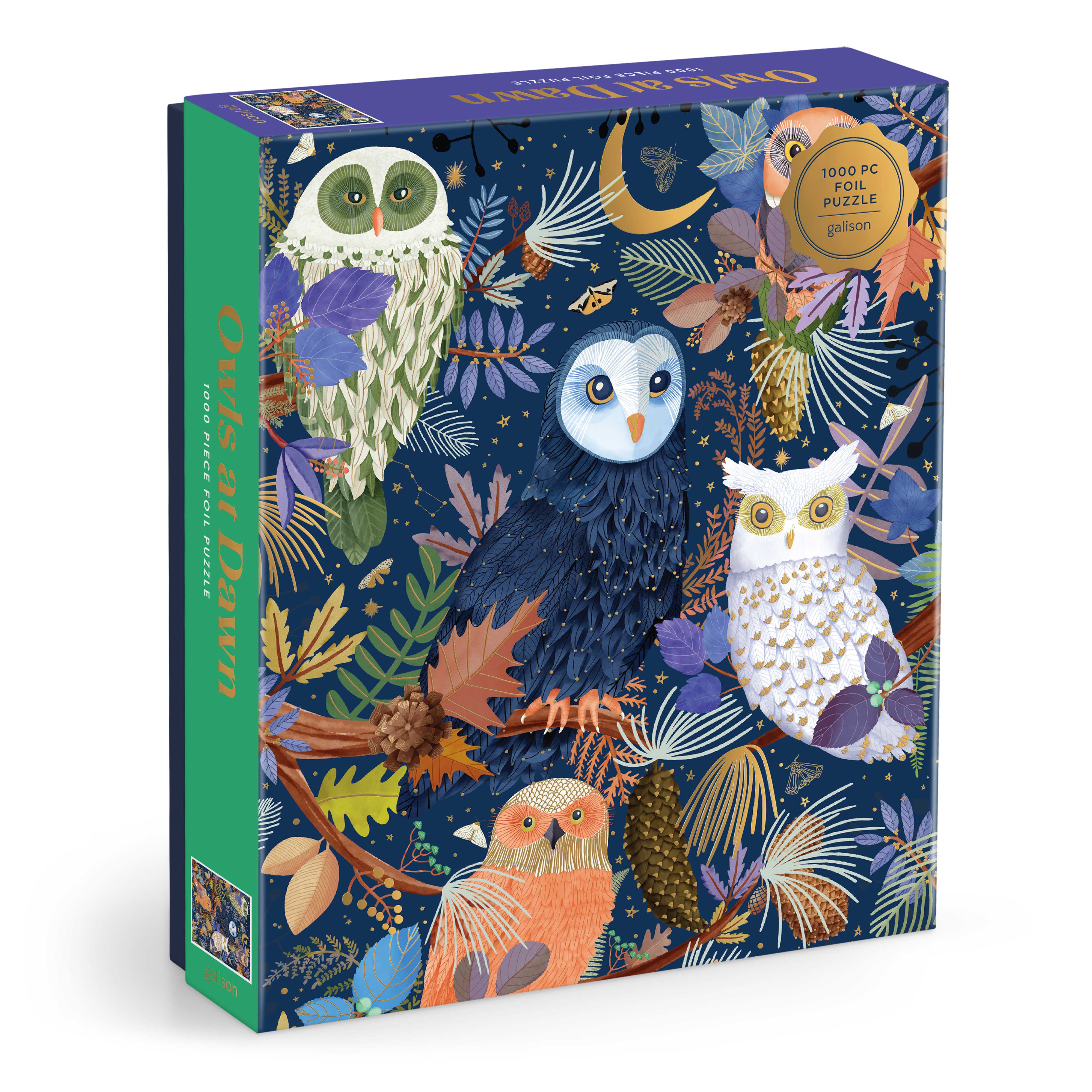 Owls at Dawn 1000PC Foil Puzzle