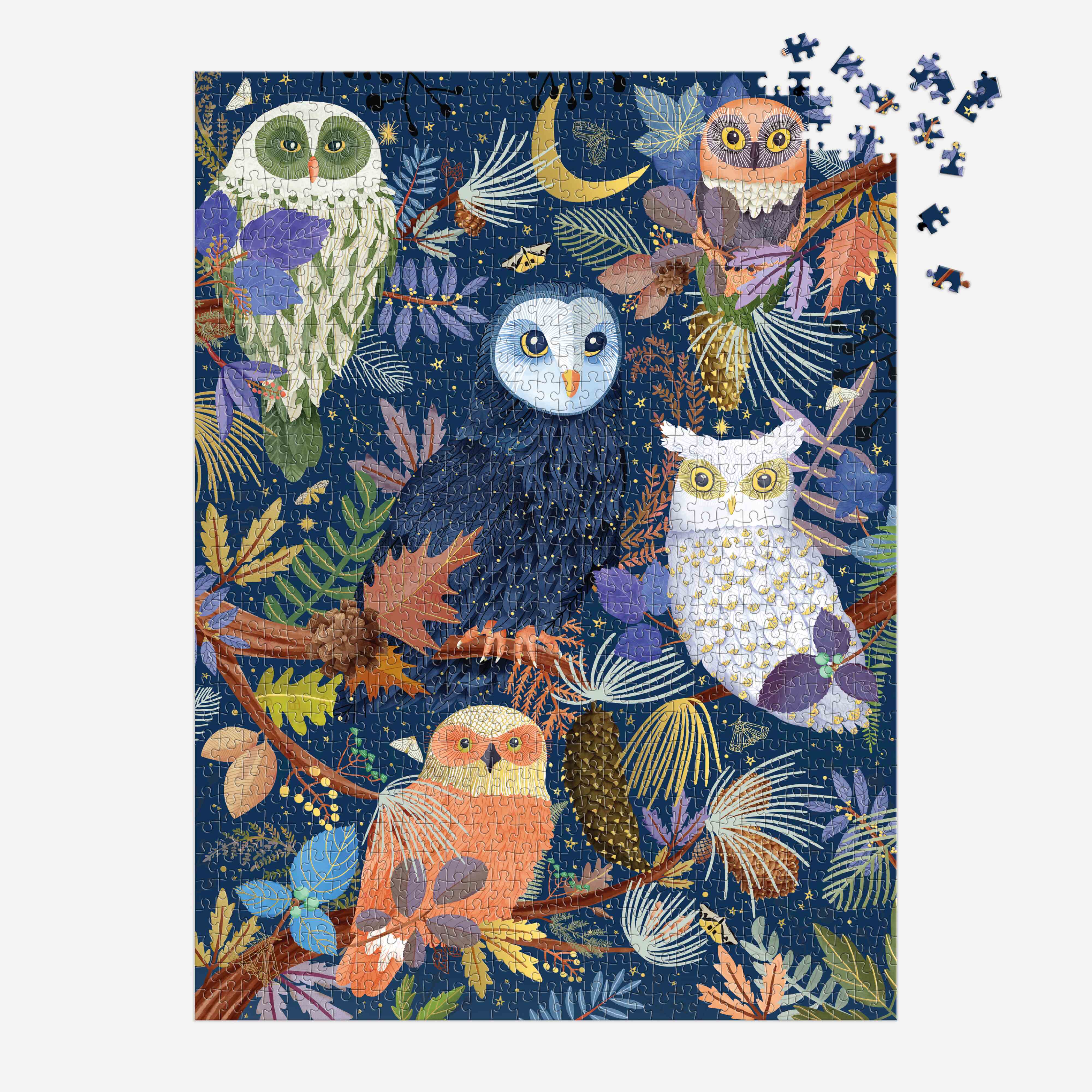 Owls at Dawn 1000PC Foil Puzzle