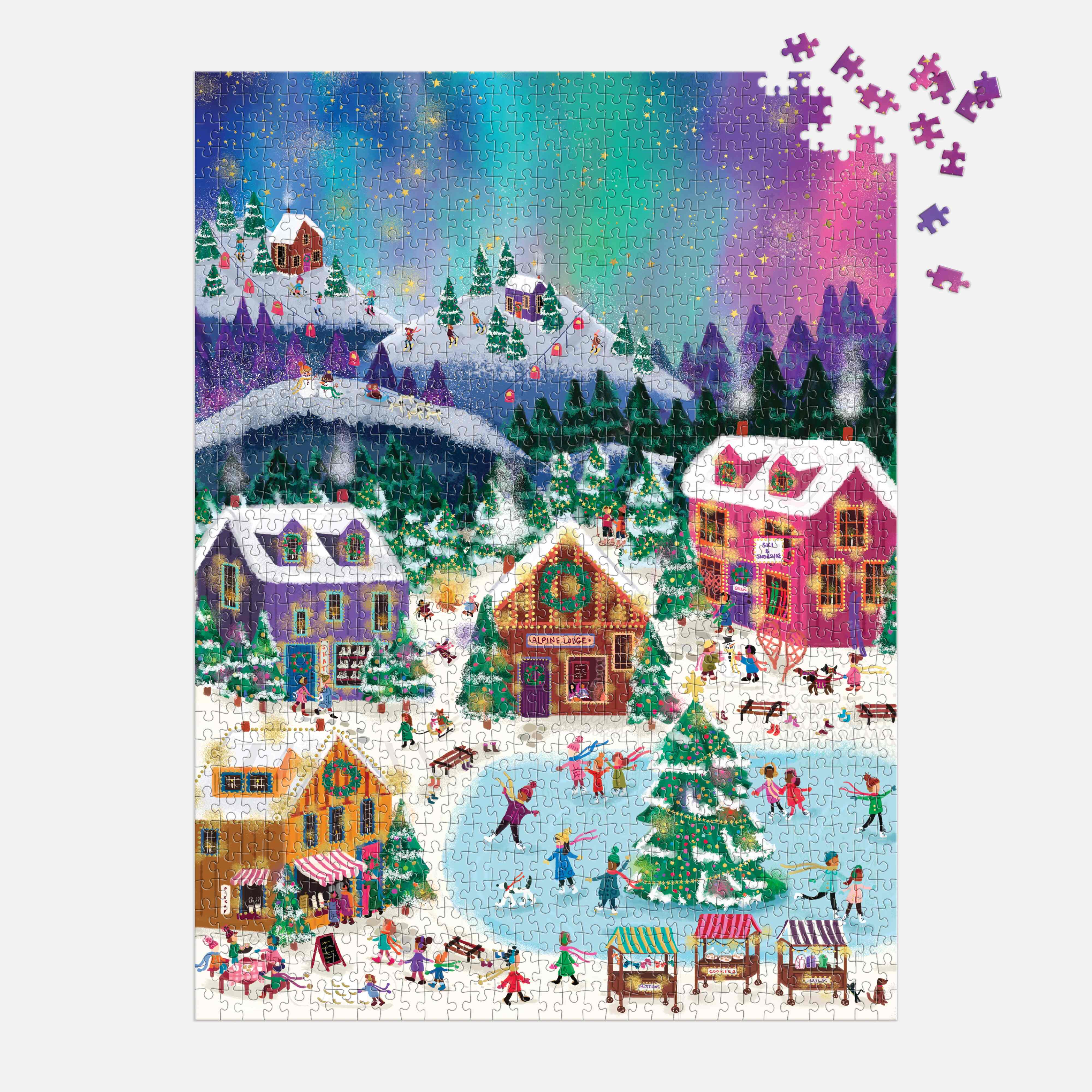 Joy Laforme Northern Lights 1000PC Foil Puzzle