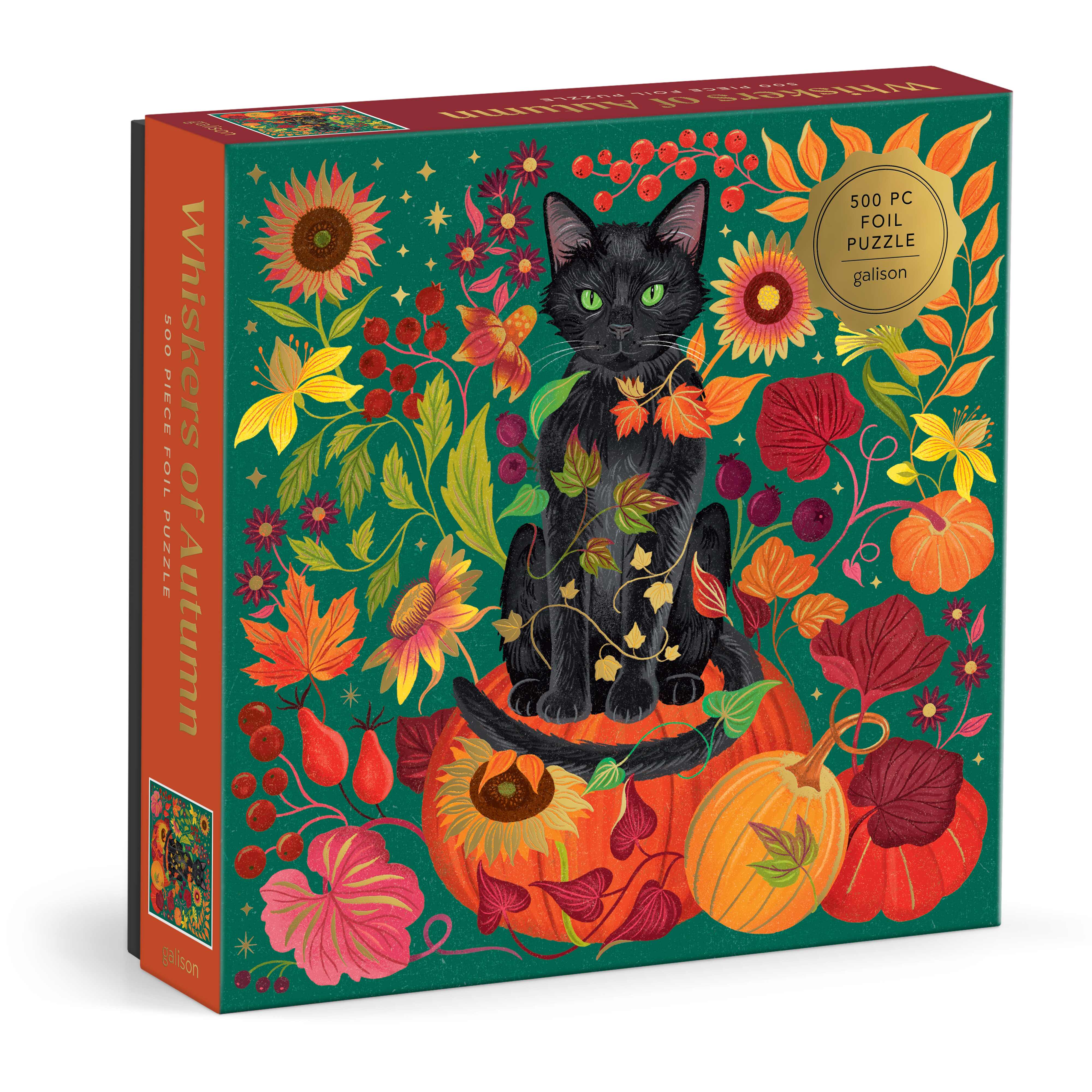 Whiskers of Autumn 500PC Foil Puzzle