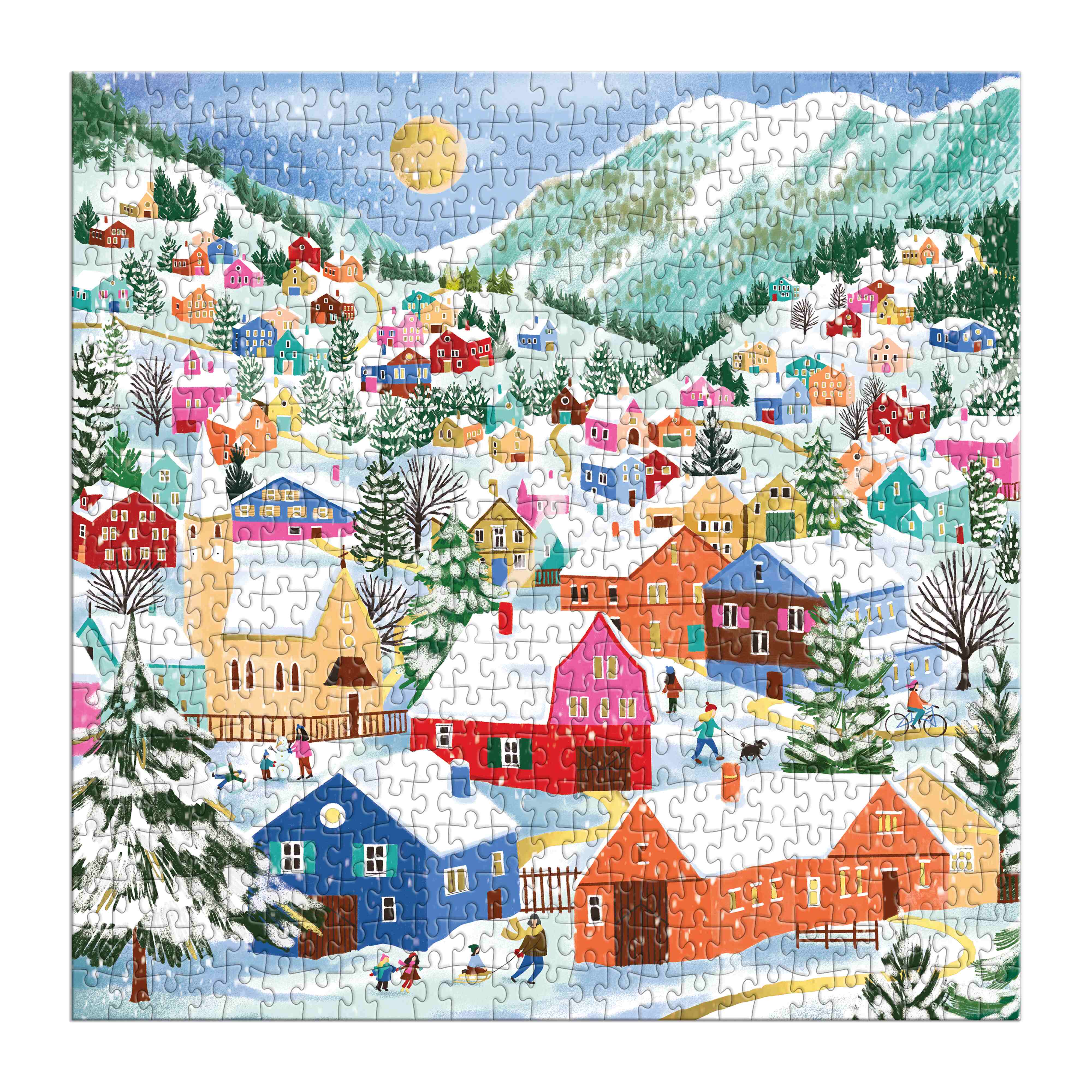 Swiss Alpine Village 500PC Foil Puzzle