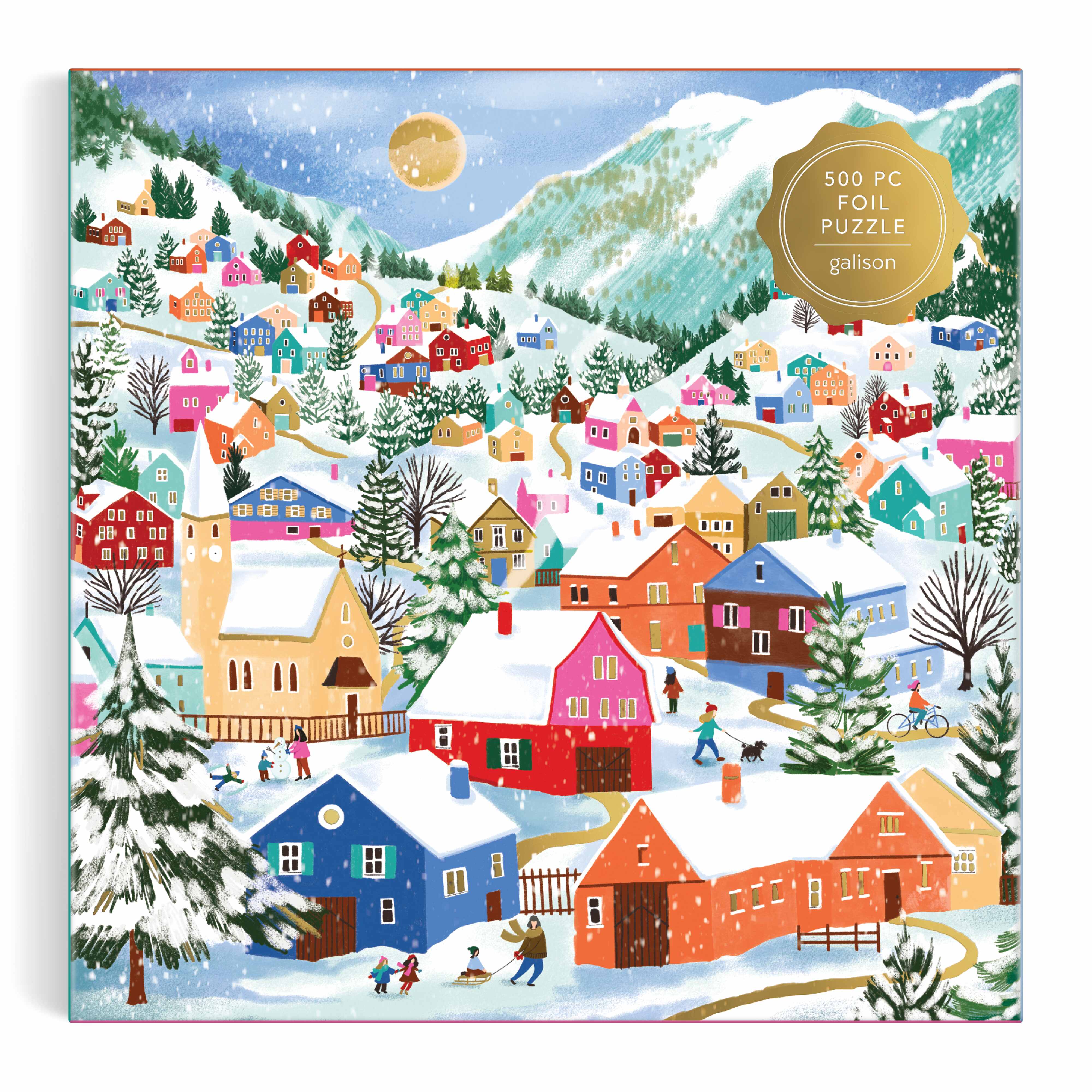 Swiss Alpine Village 500PC Foil Puzzle