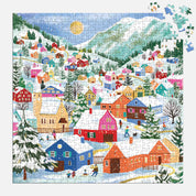 Swiss Alpine Village 500PC Foil Puzzle