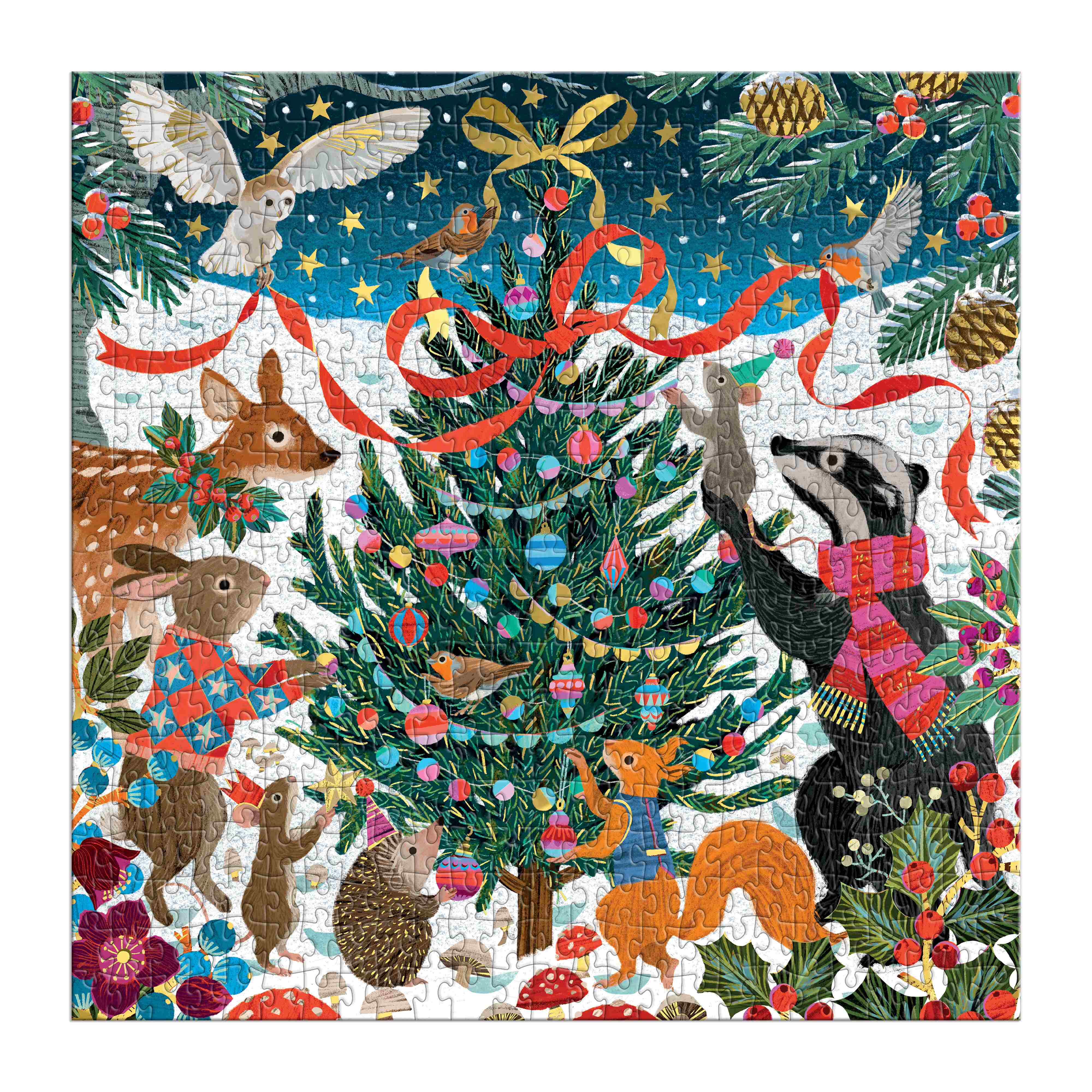 Woodland Merrymakers 500PC Foil Puzzle