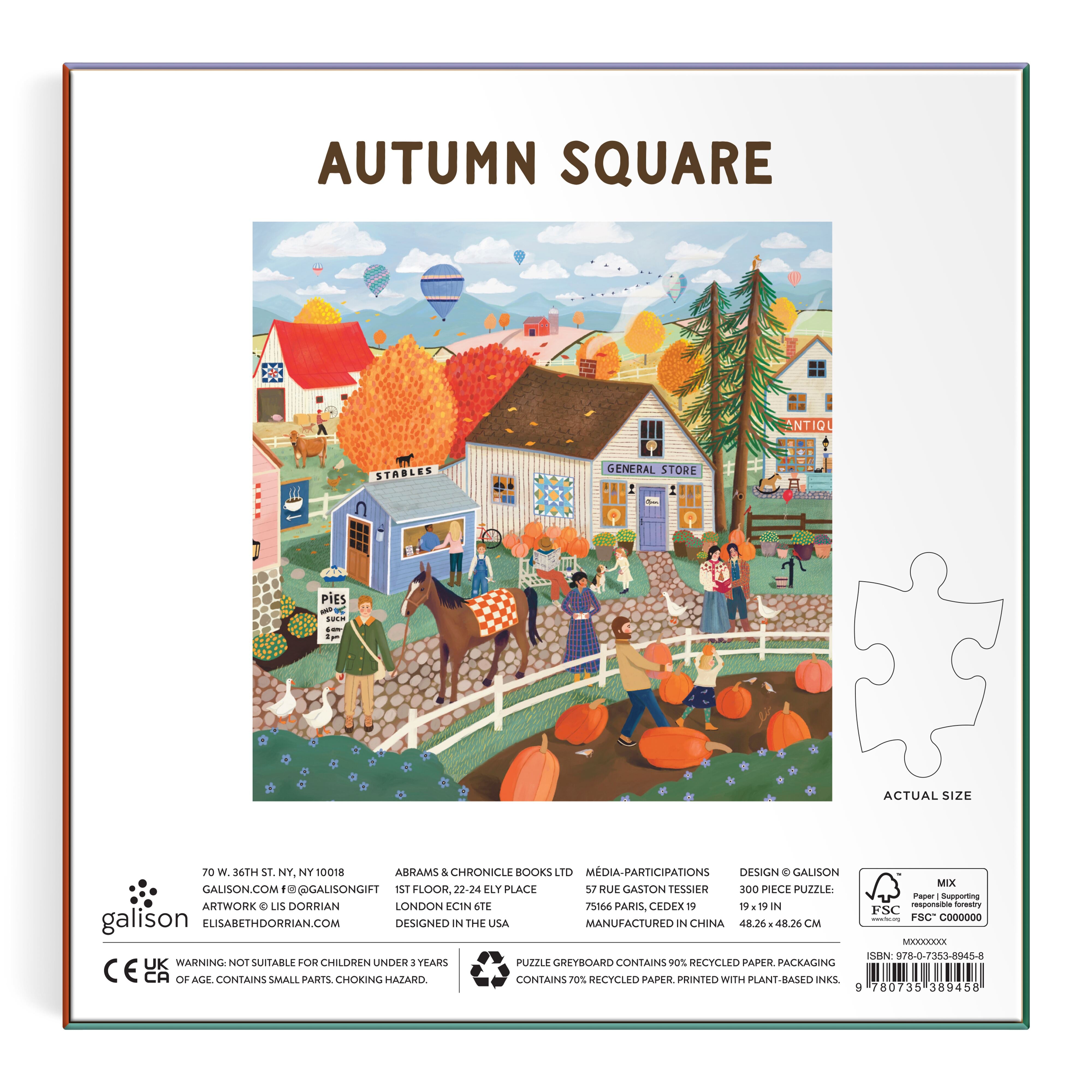 Autumn Square 300PC Puzzle