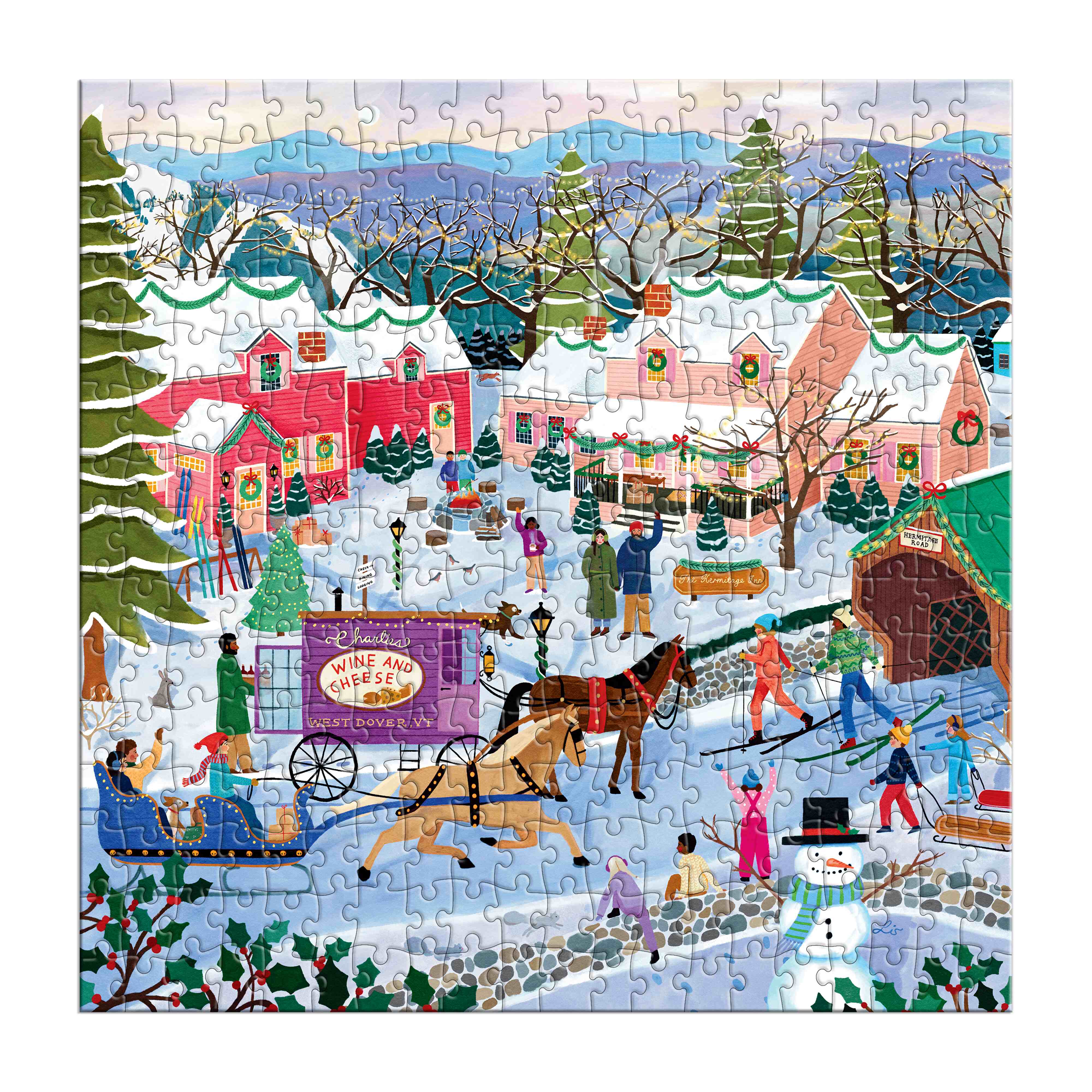 Little Winter Town 300PC Puzzle