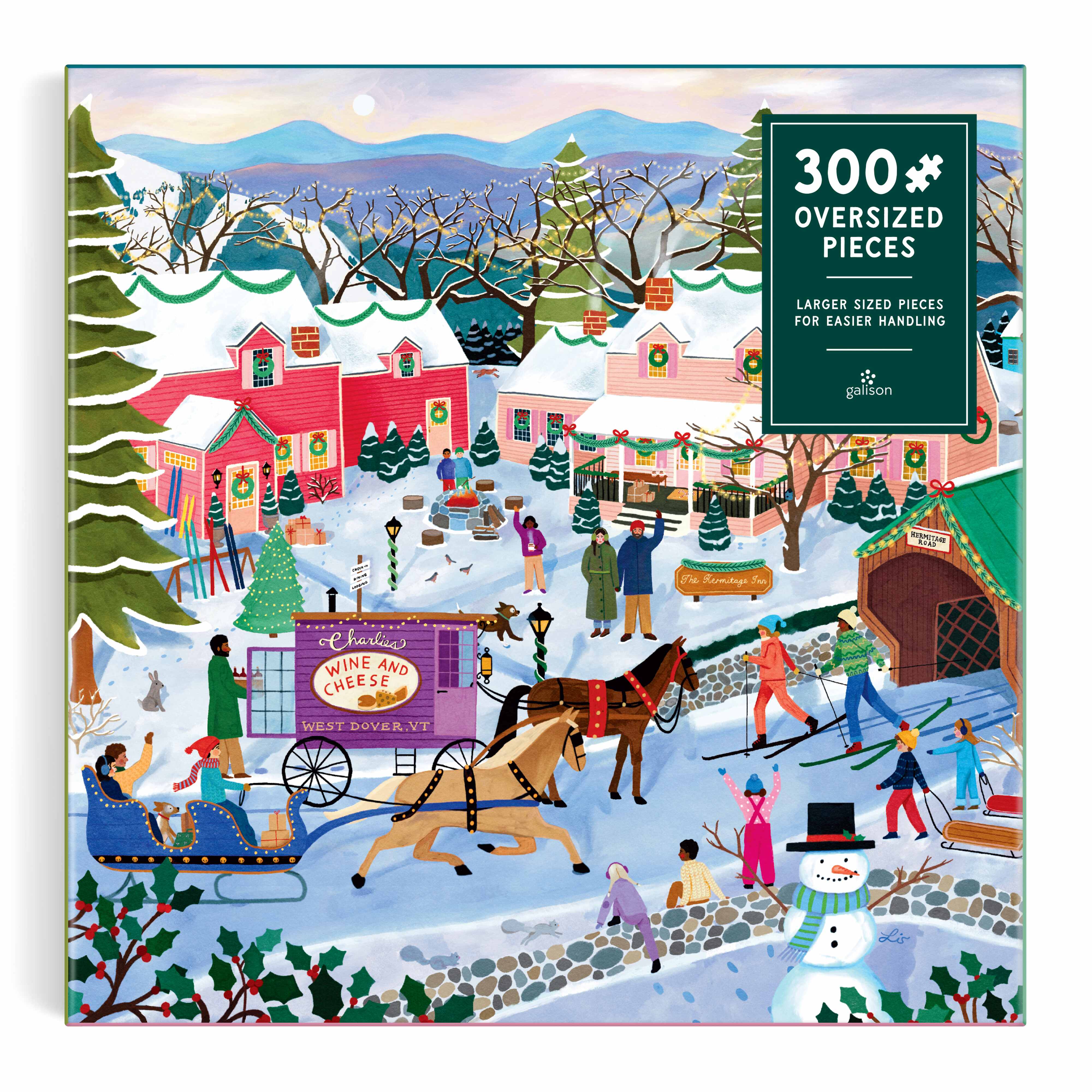 Little Winter Town 300PC Puzzle