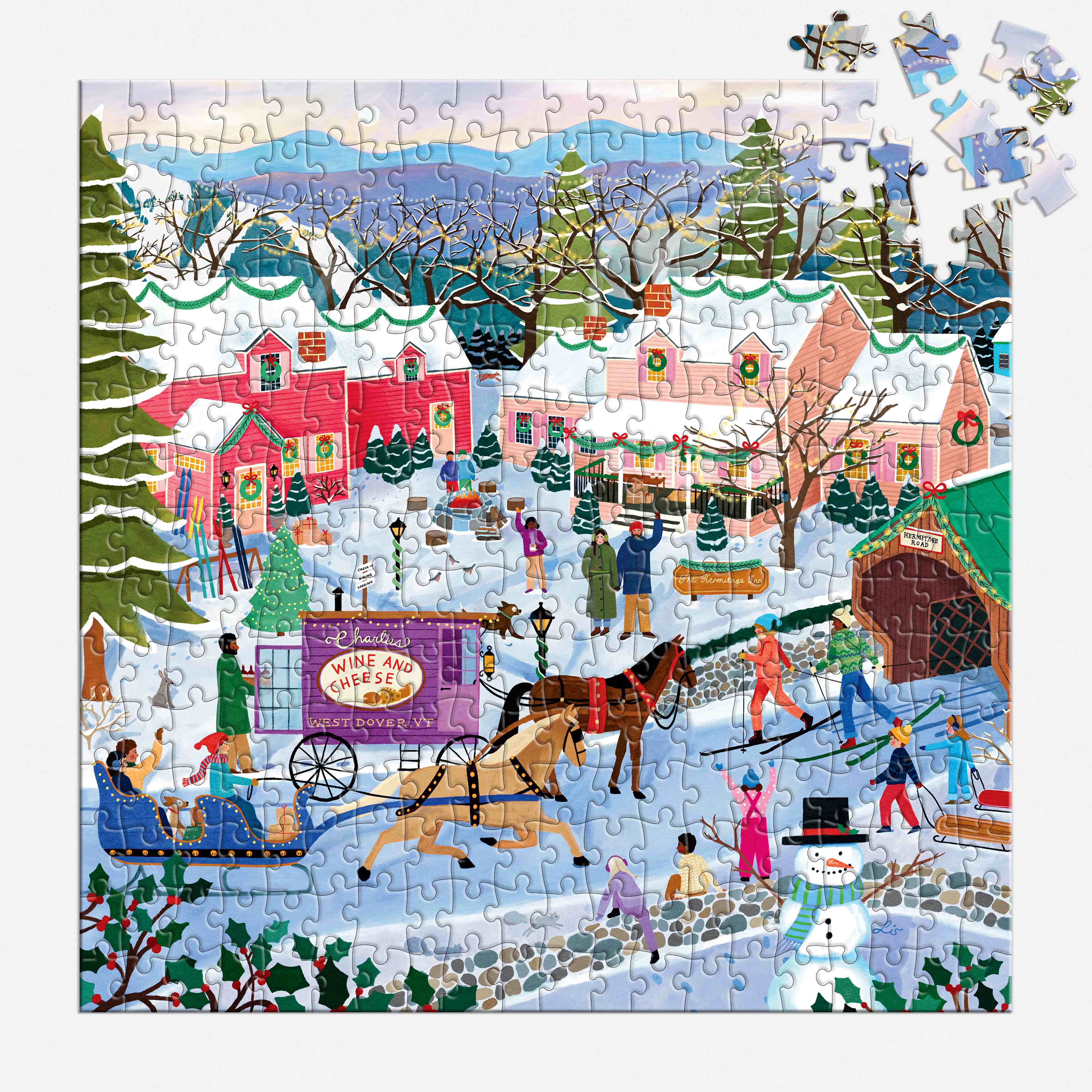 Little Winter Town 300PC Puzzle