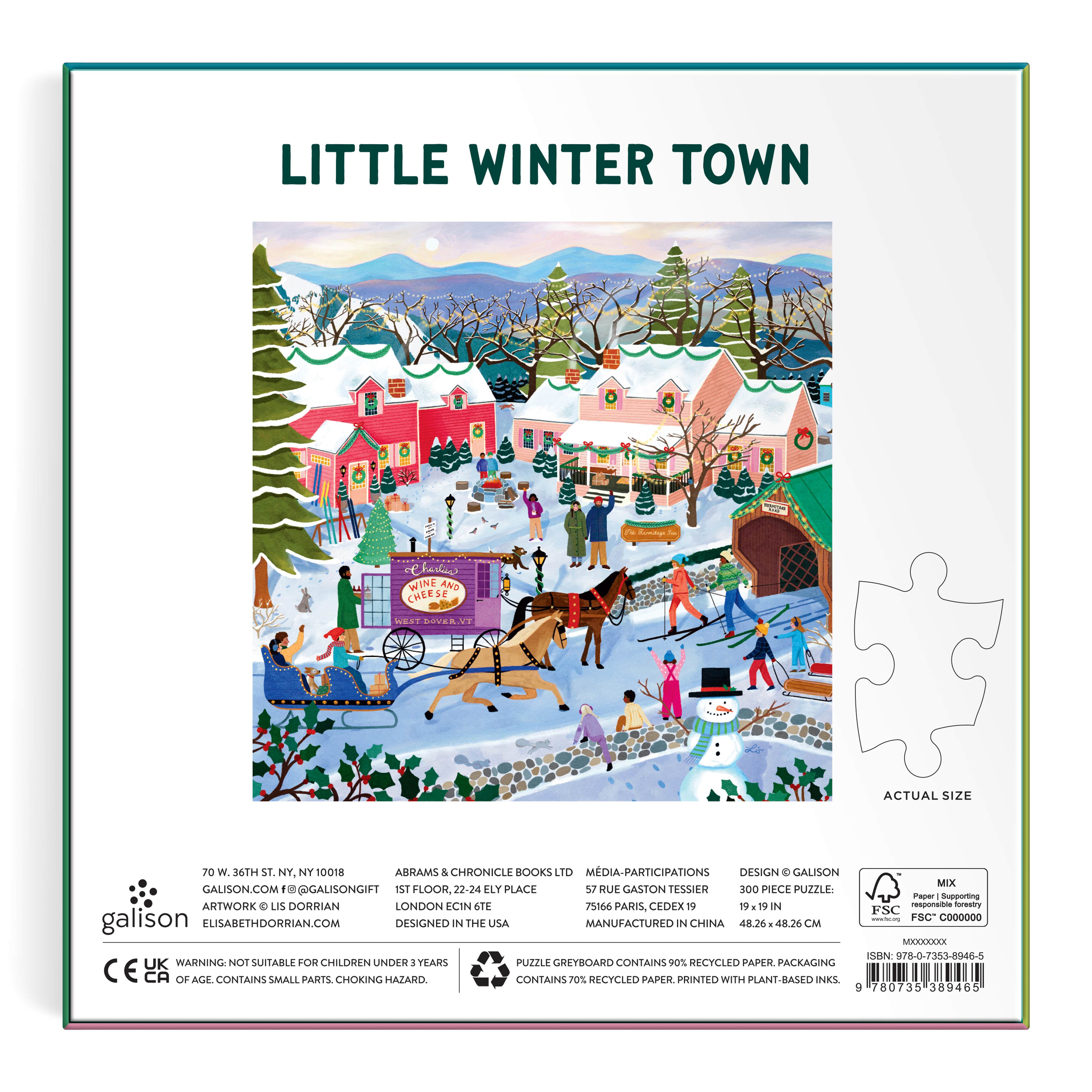 Little Winter Town 300PC Puzzle