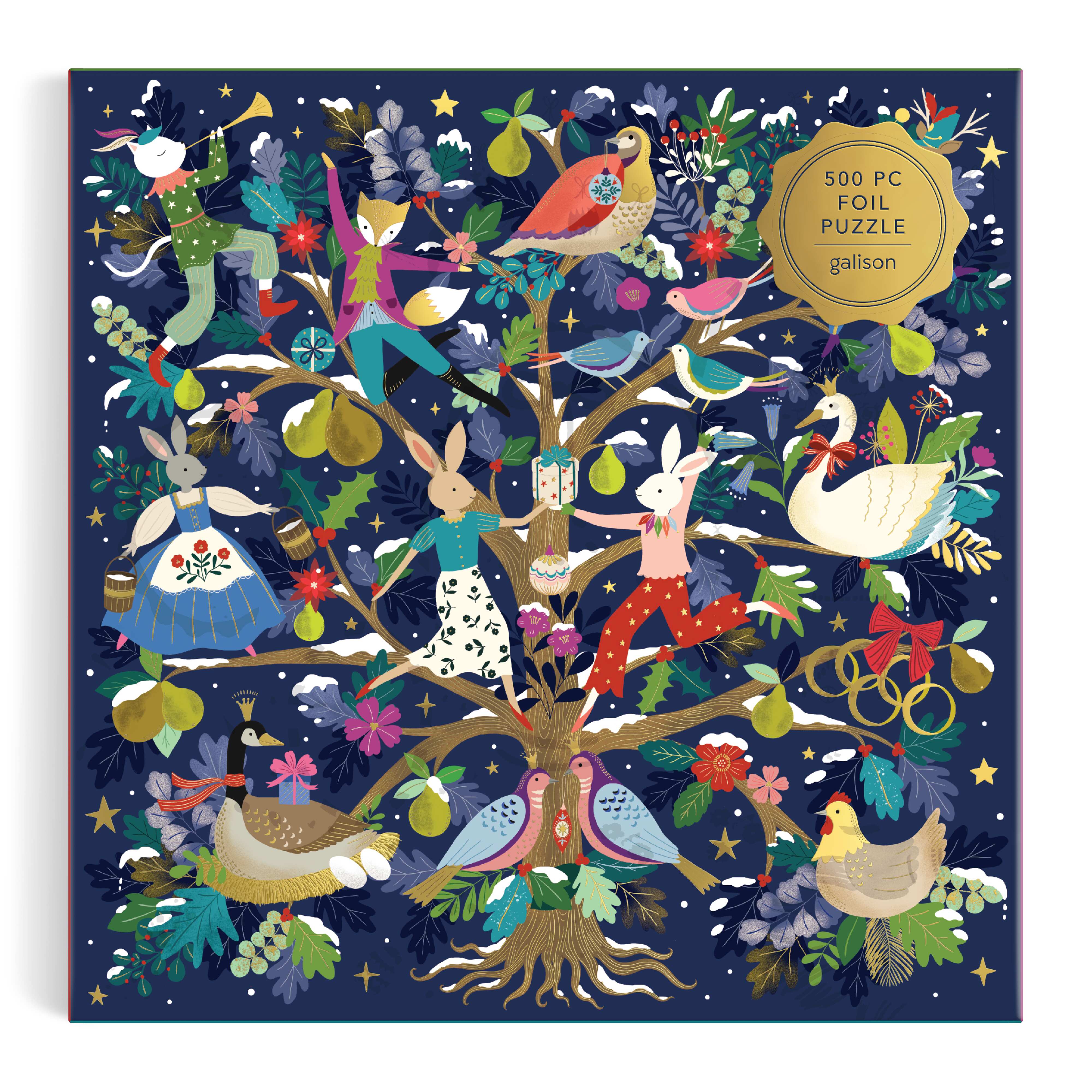Twelve Days of Joy 500PC Foil Puzzle