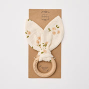 Organic Bunny Ears Teether Daisy