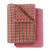 Set Of 2 Tea Towels Raspberry Lume
