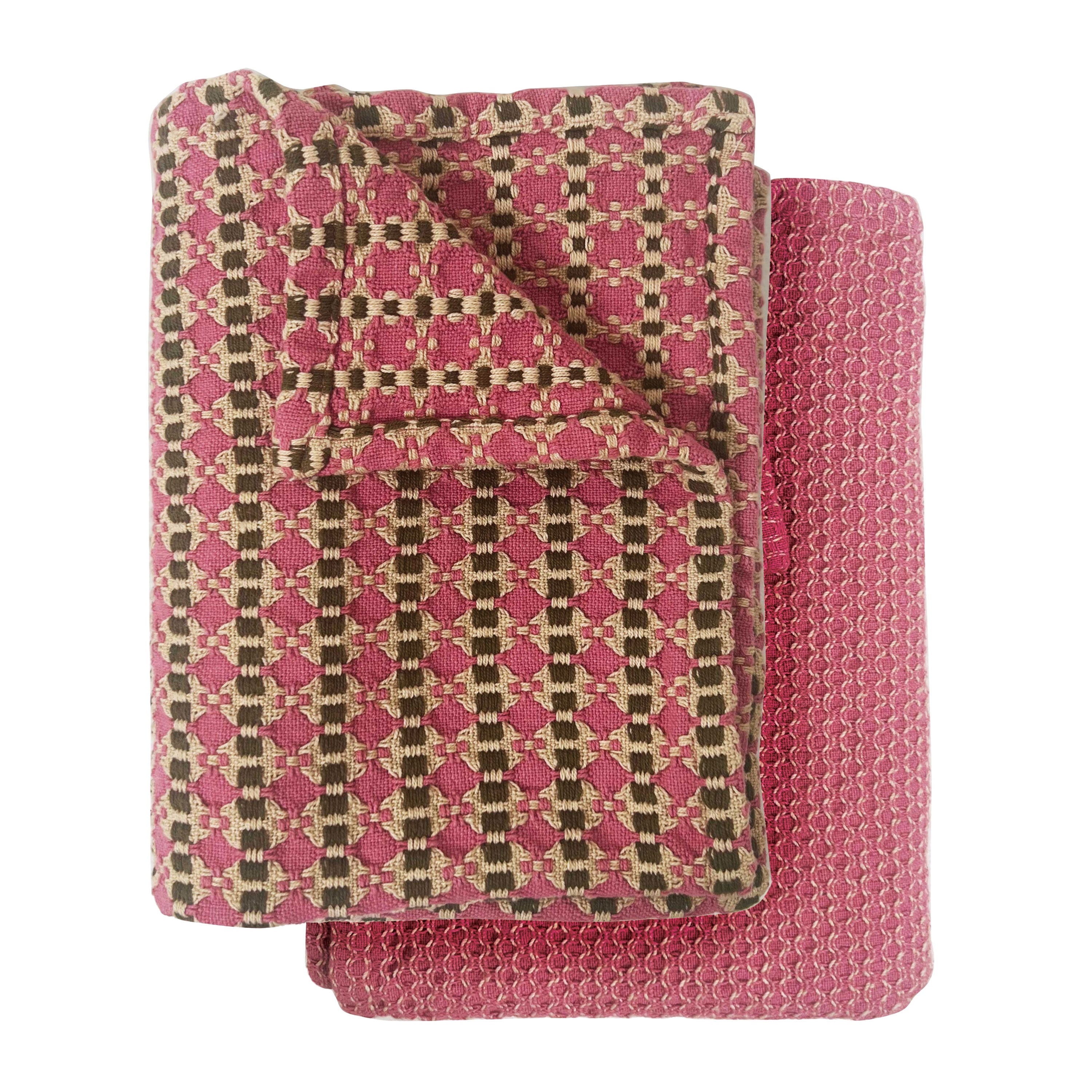 Set Of 2 Tea Towels Raspberry Lume – Speckled Hen Store
