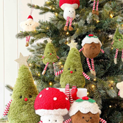 Fluffy Christmas Tree Hanging Decoration