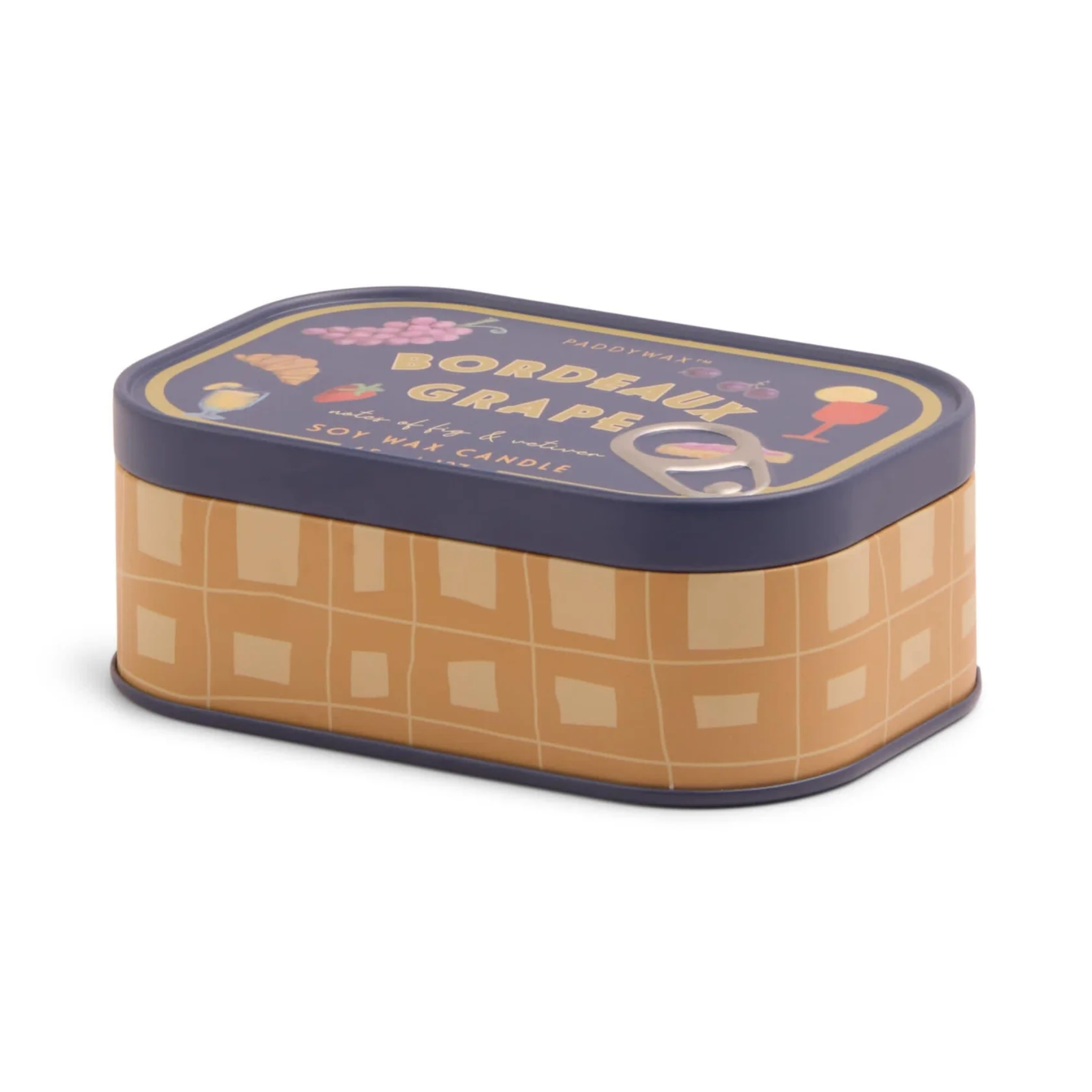 Bistro Tin Candle Bordeaux Grape 4.5oz