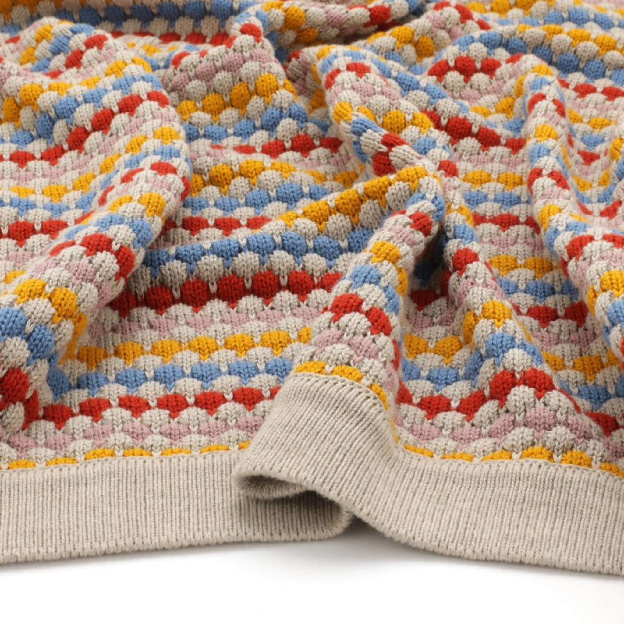 Confetti Stripe Baby Blanket Carnival