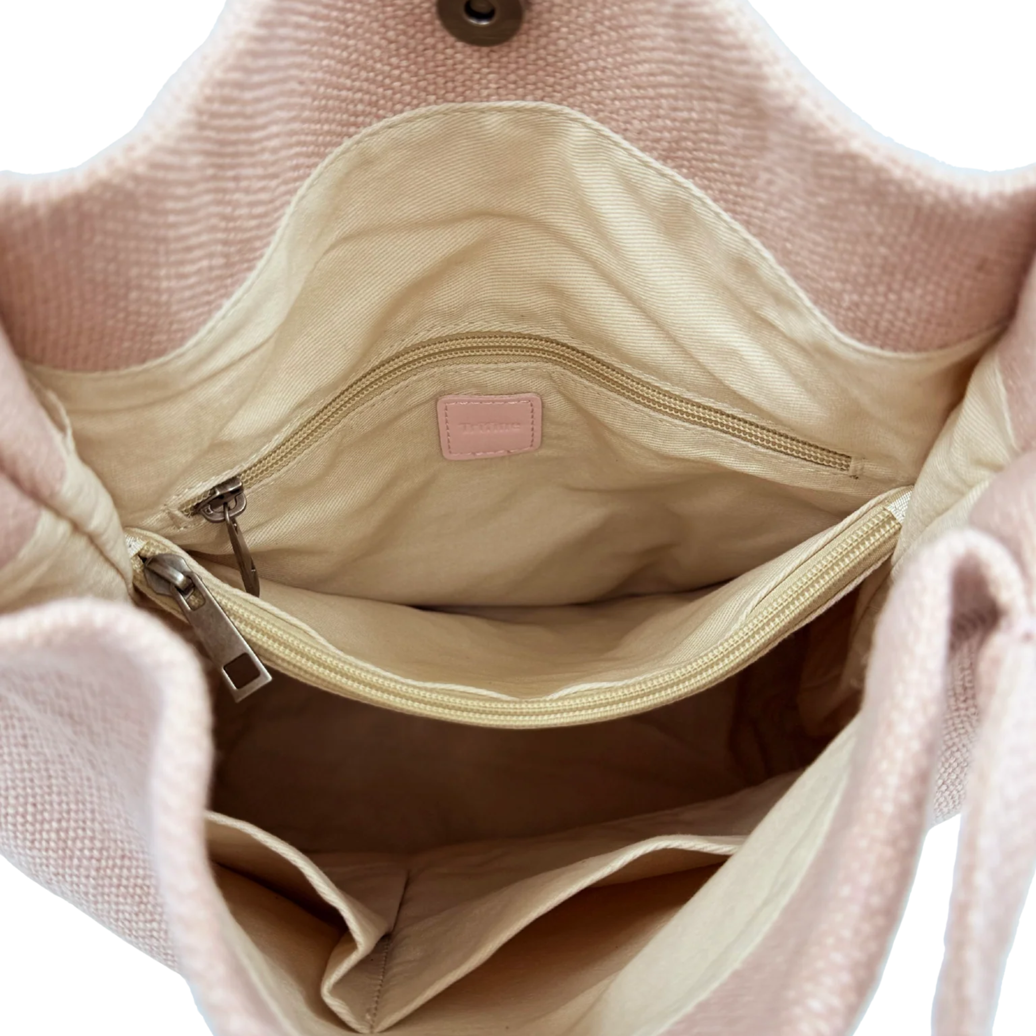 Natural Long Handle Bag Pink 2.0