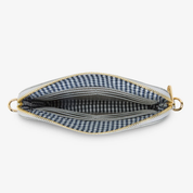 Bowery Crossbody Silver Crinkle