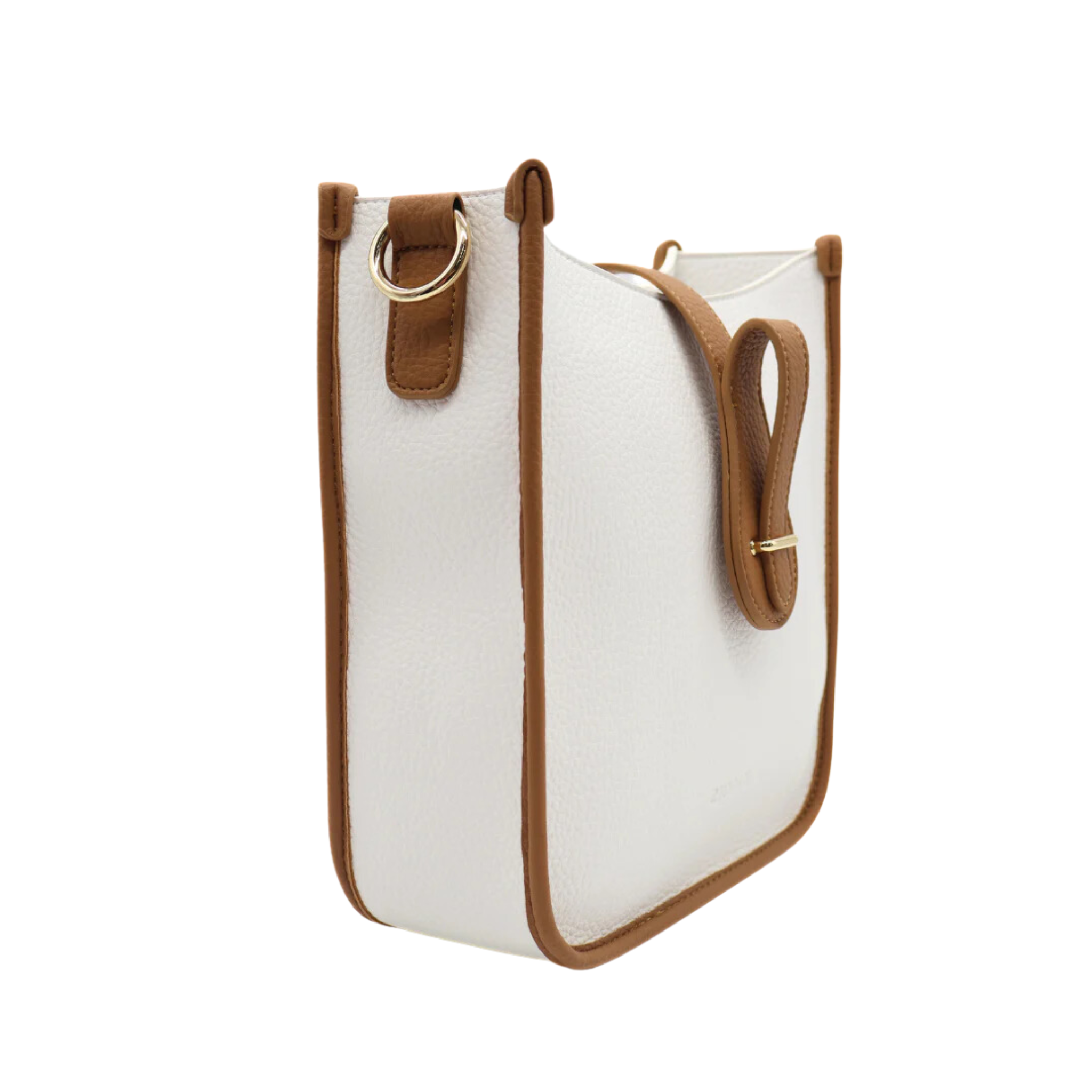 Dominic Max Bag Dual Tone White Tan