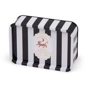A Dopo 6.5oz Printed Tin Candle Black Cedar & Fig