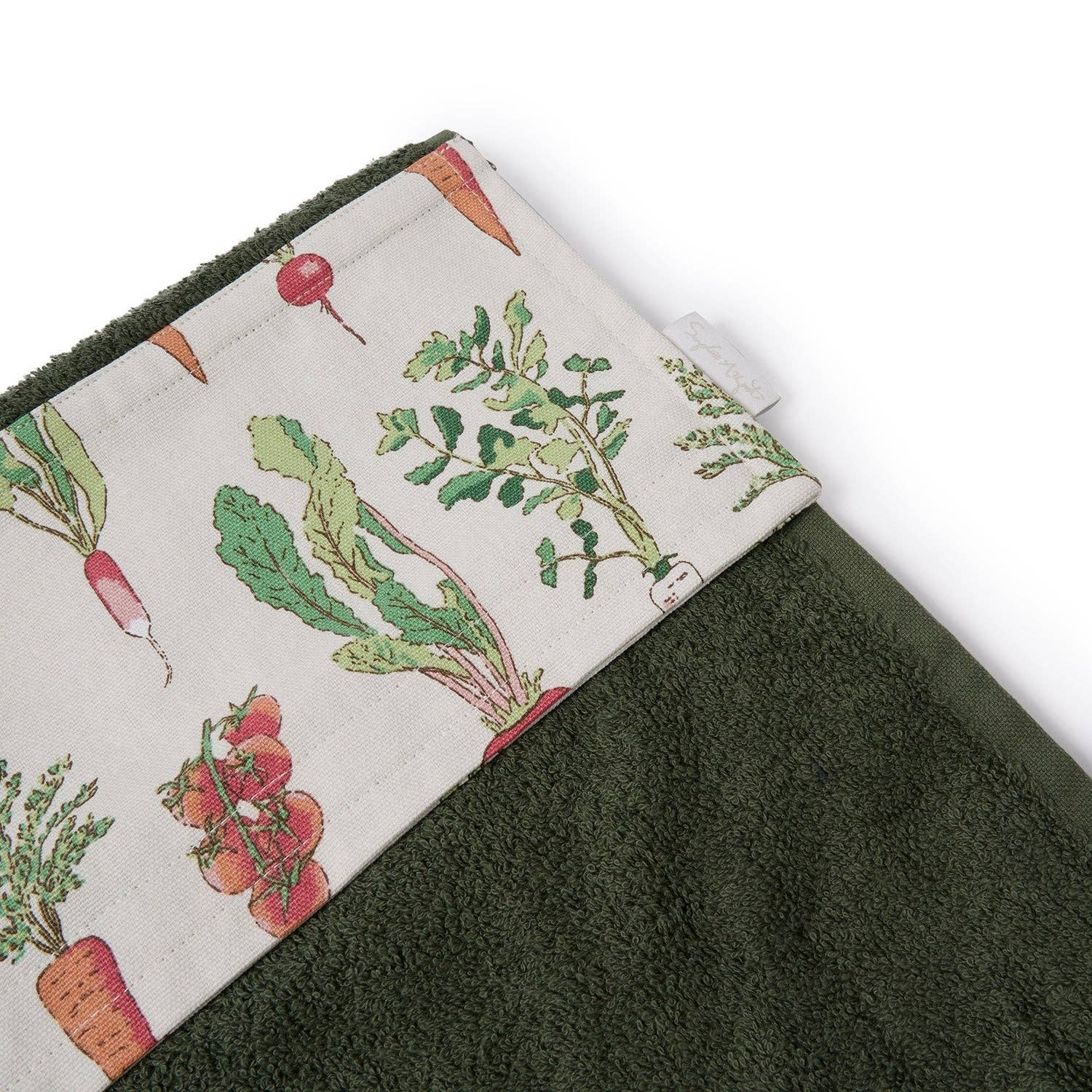 Garden Vegetables Roller Hand Towel