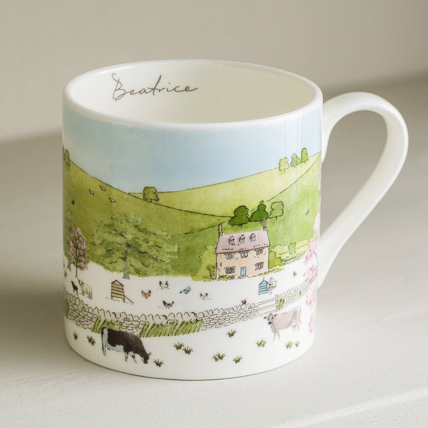 Spring Cottage Scene Standard Mug (275ml)