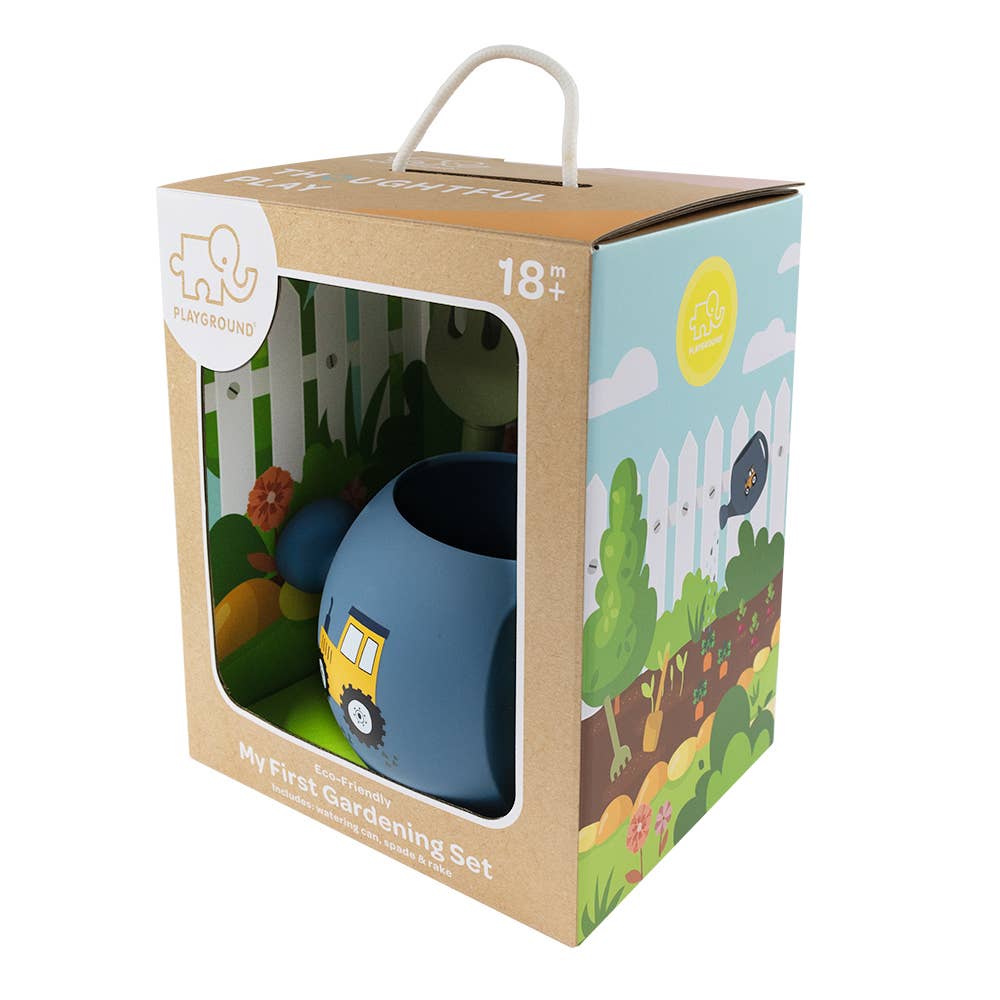 My First Gardening Set Blue Tractor