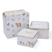 Set Of 3 Square Cake Tins Buttercup Farm
