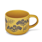 Stacking Mug Retro Meadow Mustard