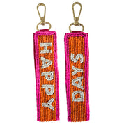 Beaded Keychain Happy Days