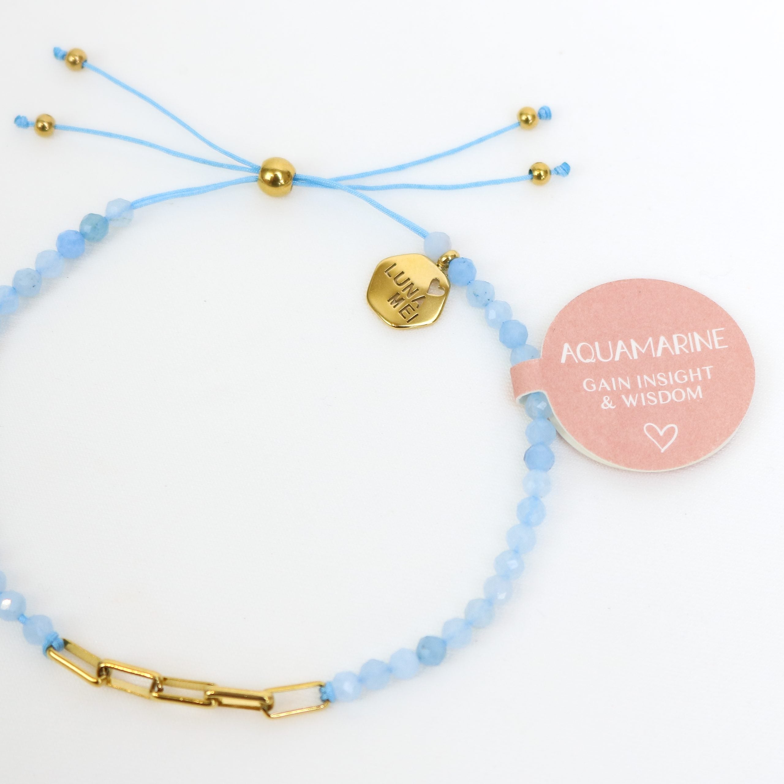 Mei Bracelet Aquamarine