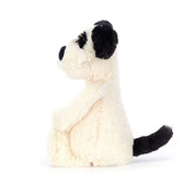 Bashful Puppy Small Black & Cream