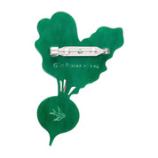 Beet The Odds Brooch