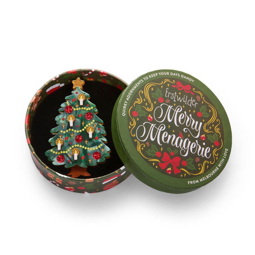 Christmas Tree Centre-Piece Brooch