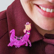 Dino Flintstone Brooch