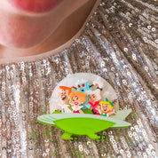 The Jetsons Aerocar Brooch