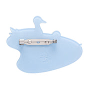 Duck and Drakes Brooch
