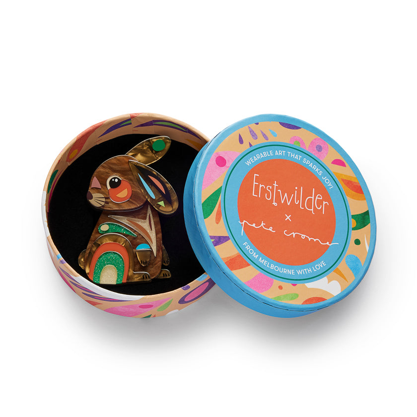 Milo the Bunny Brooch