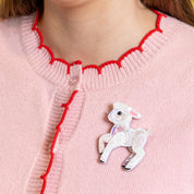 Lottie the Lamb Brooch