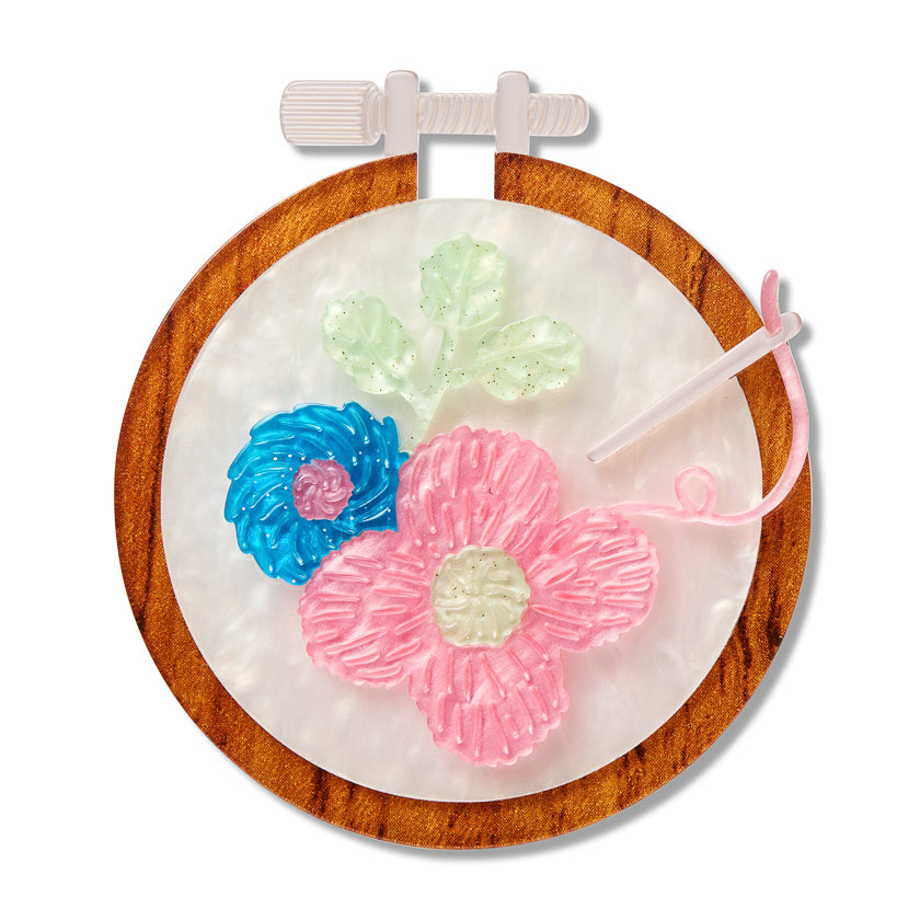 Stitched & Framed Brooch
